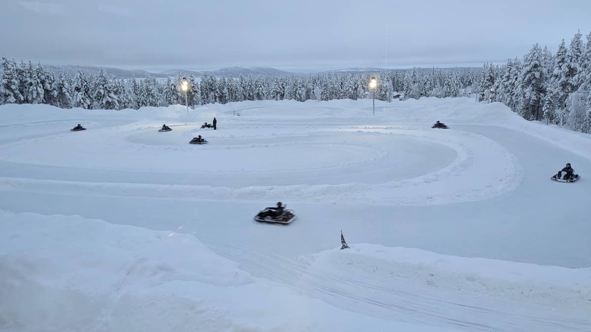 Sirkka: Levi Ice Karting with Optional Transfer