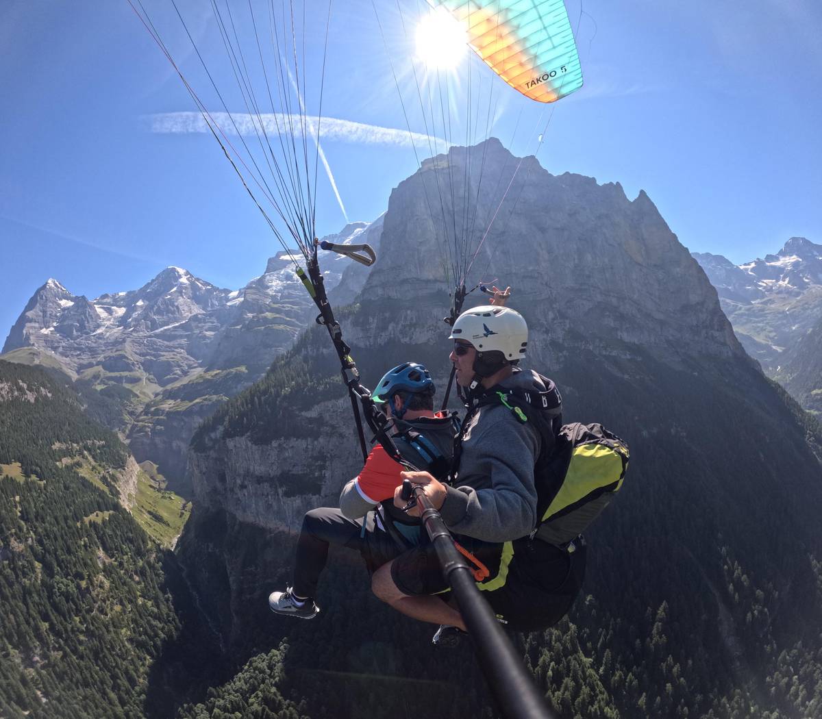 Mürren: Paragliding Panorama Tandem Flight