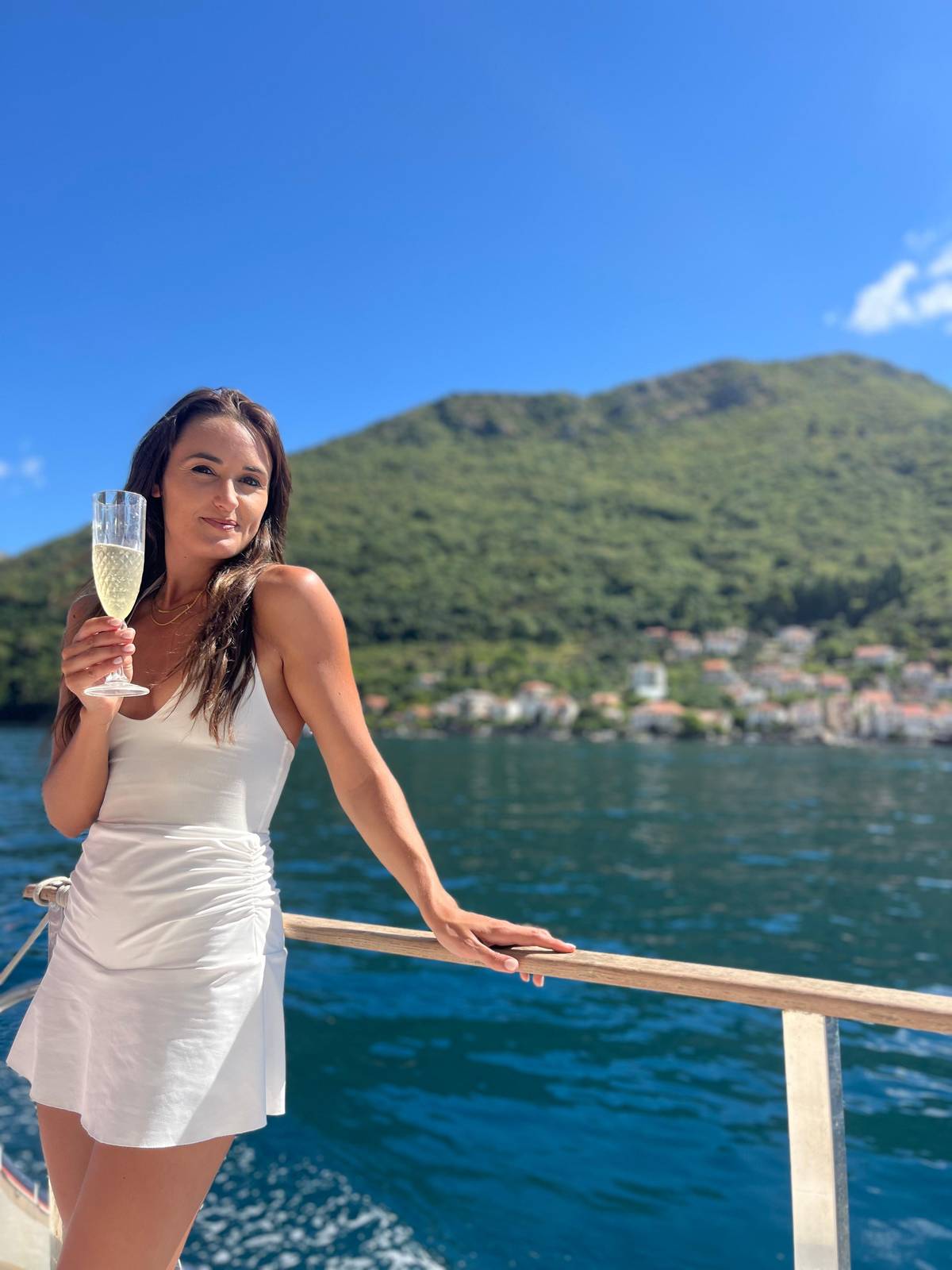 Bay of Kotor: full-day catamaran cruise with a Blue Cave stop