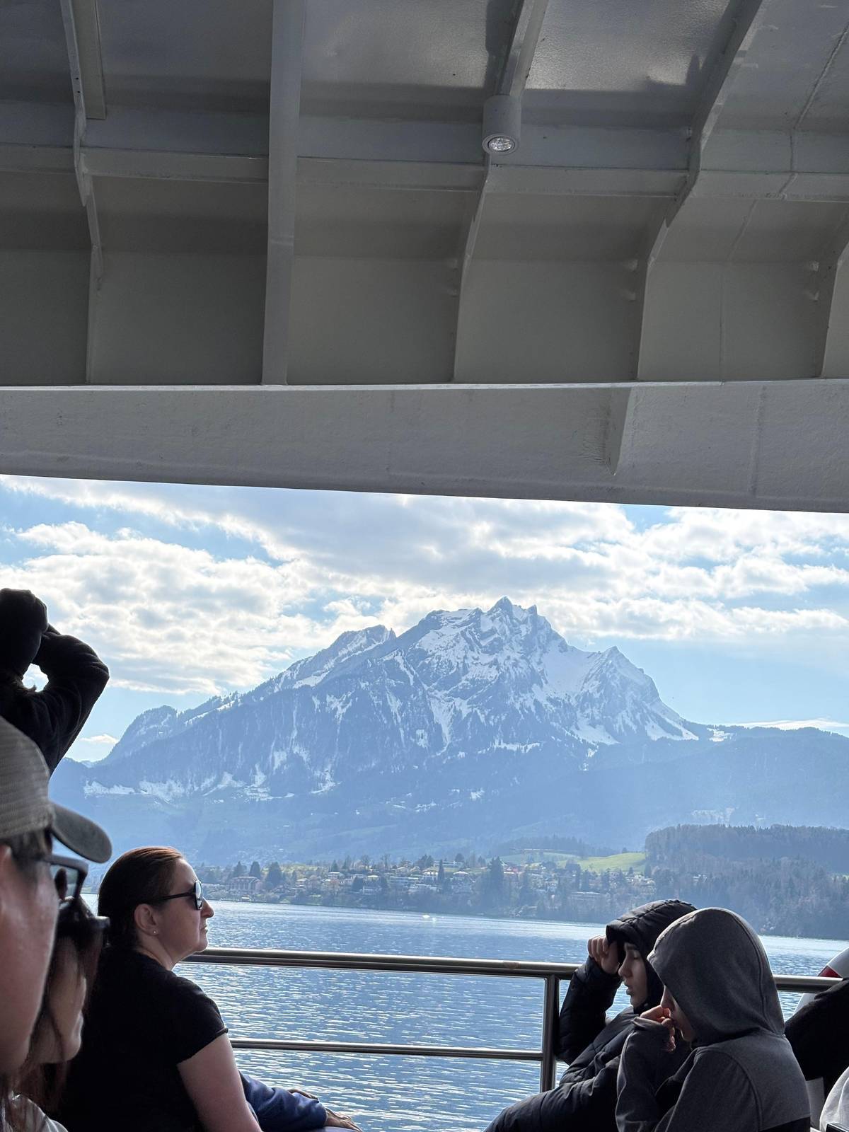Pilatus seen from the deck