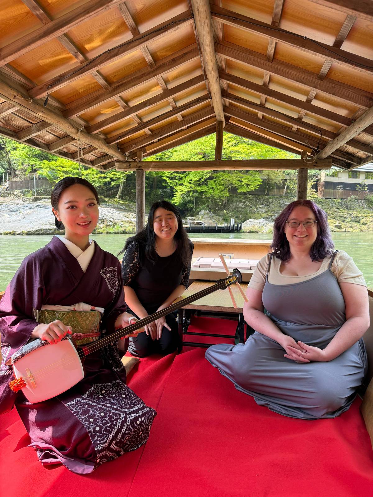 Kyoto: Private Boat Tour with Shamisen and Games