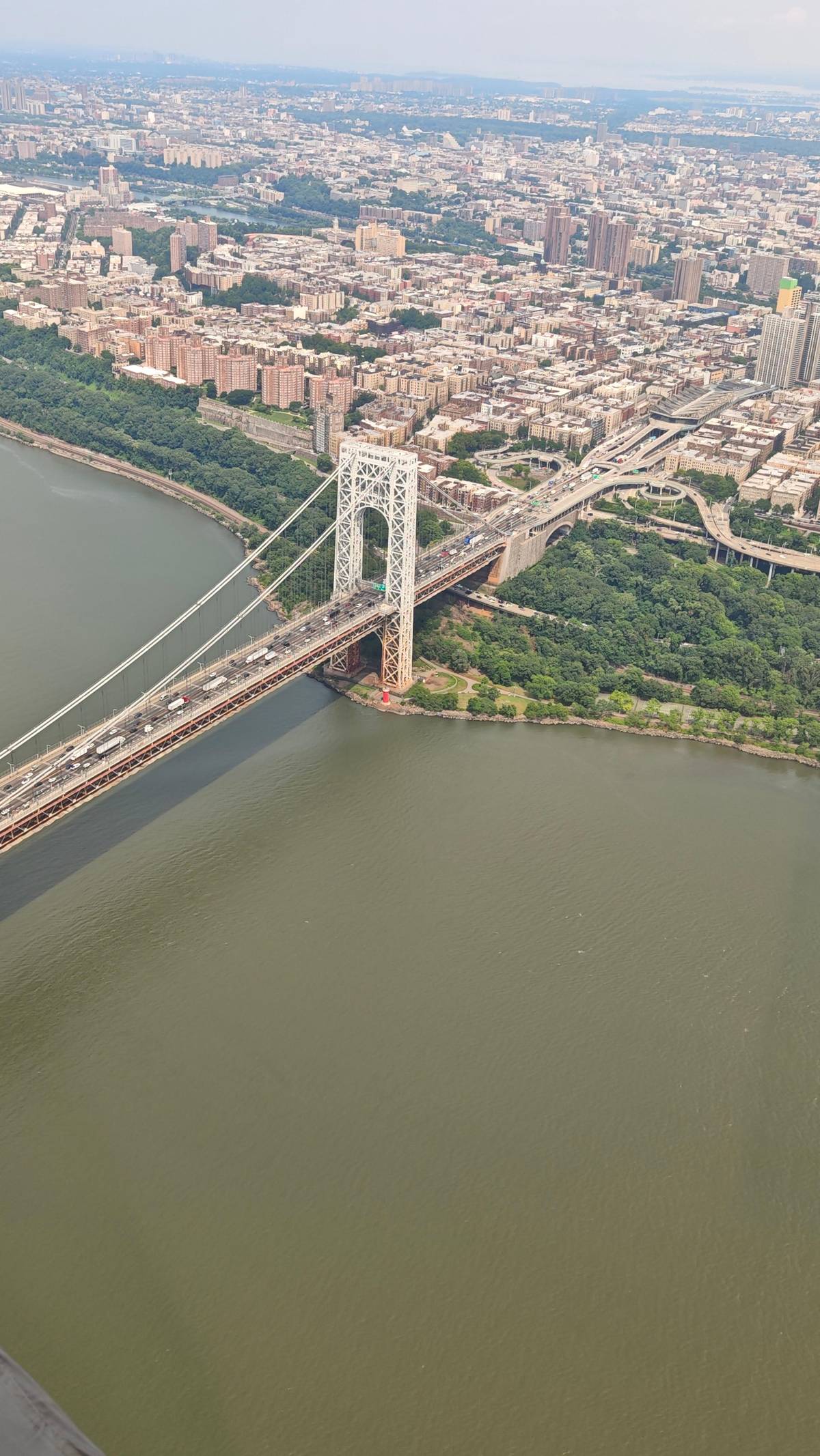 Il George Washington Bridge sull’Hudson