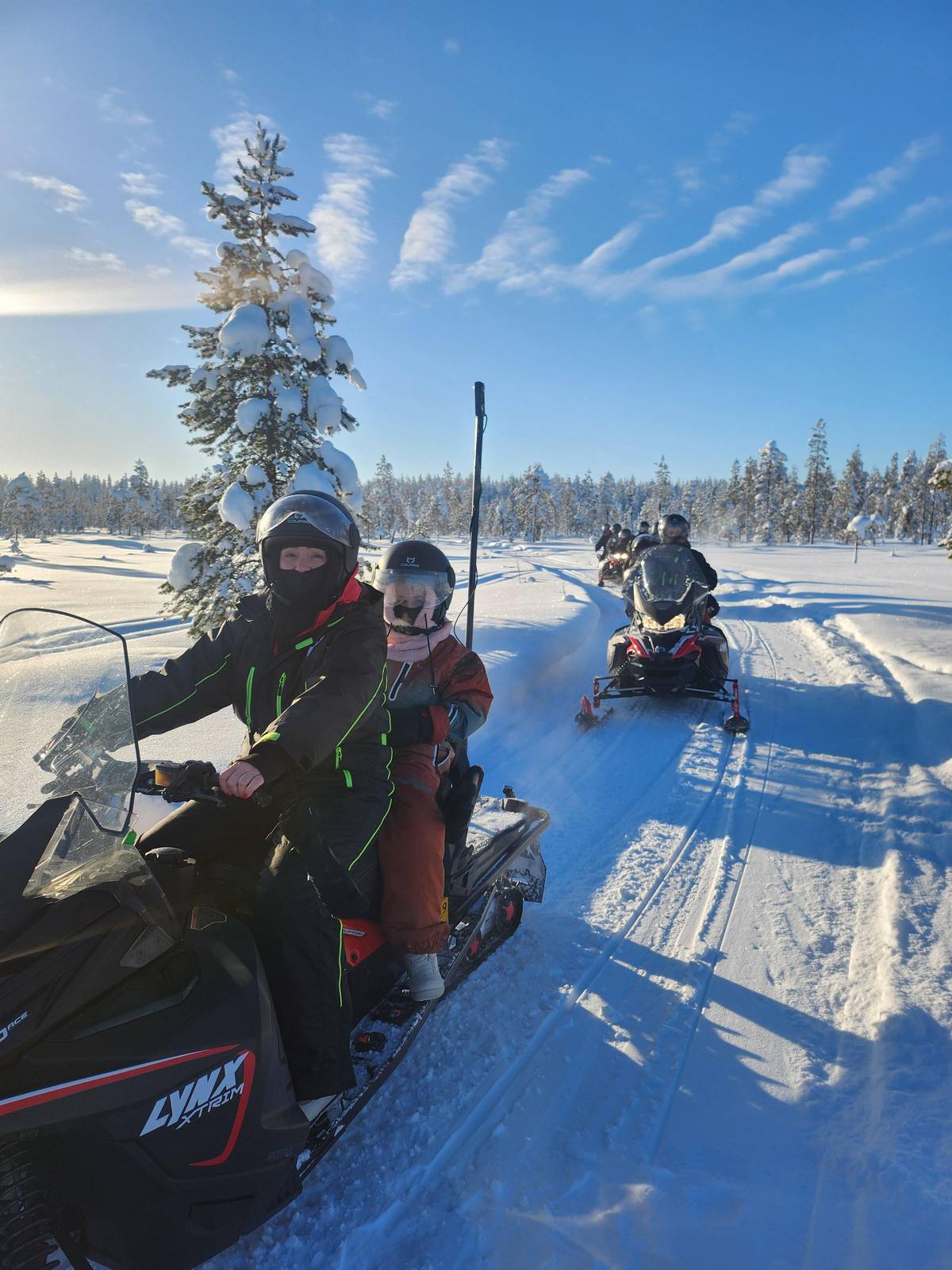 Levi: Snowmobile Safari In Snowy Forest