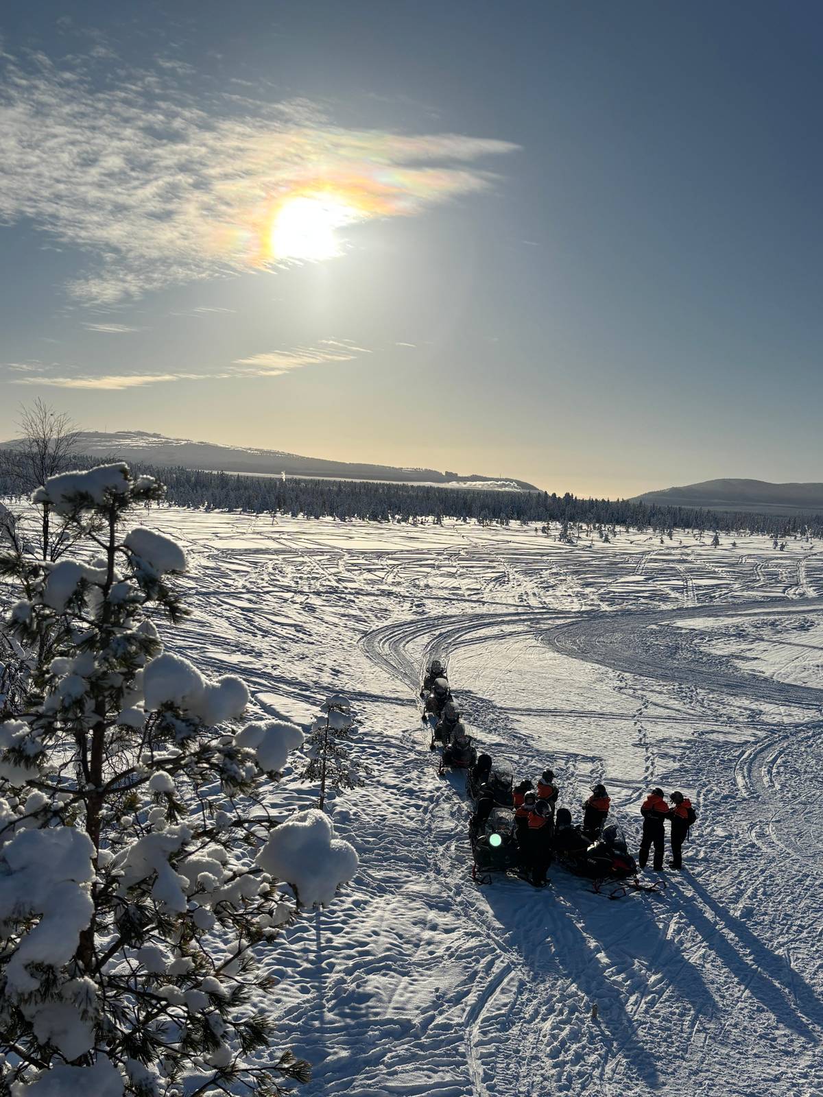 Levi: Easy Snowmobile Safari into Nature