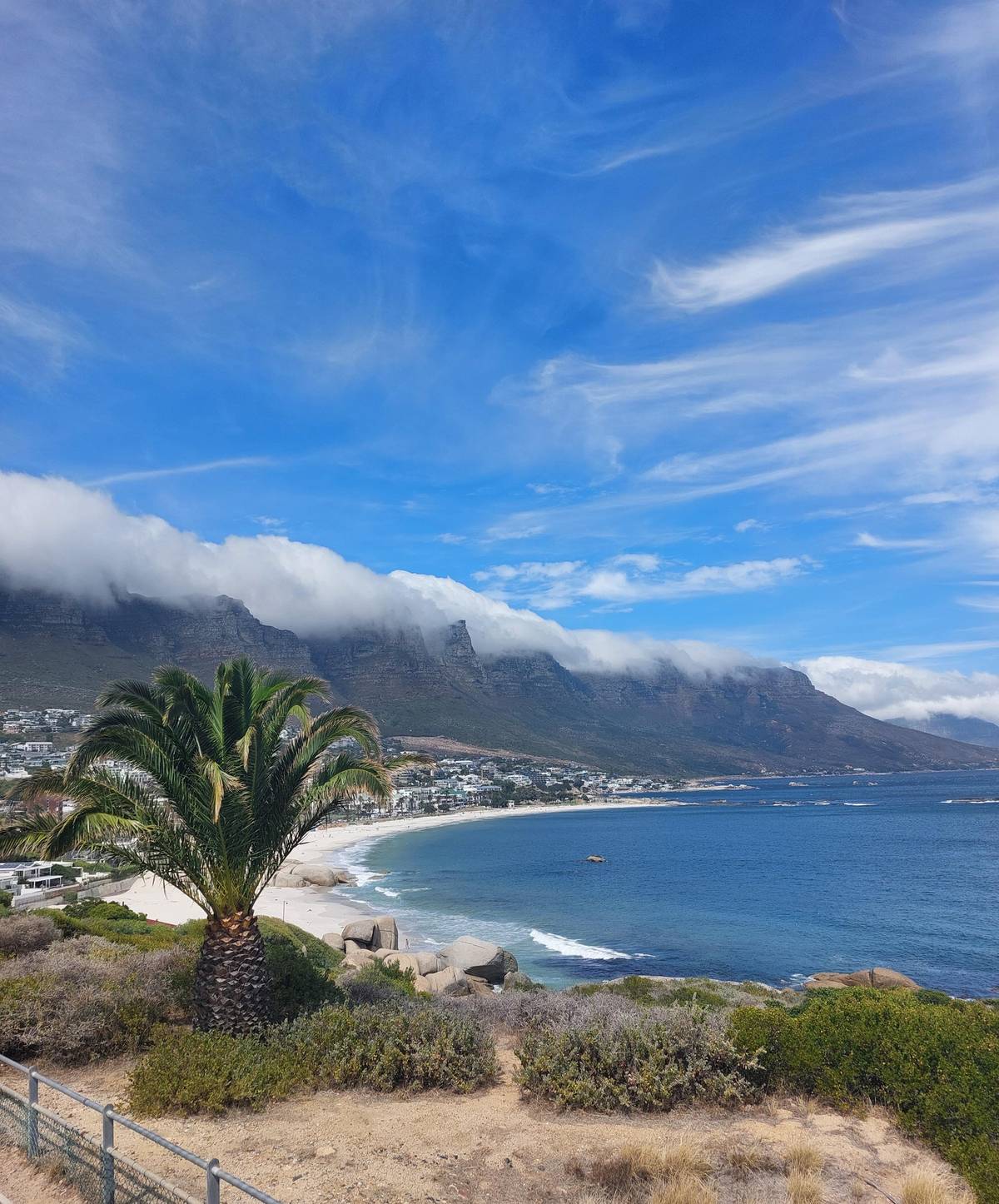 Camps Bay beach under the Twelve Apostles