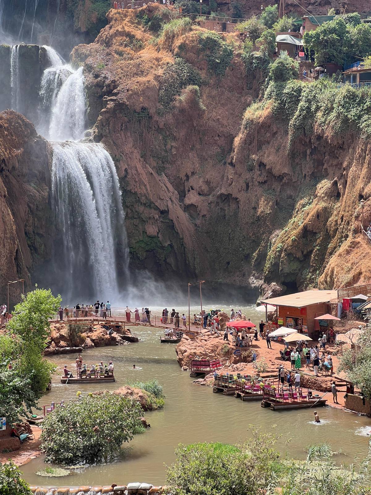 Marrakech: Ouzoud Falls Guided Hike, Boat Ride and Lunch