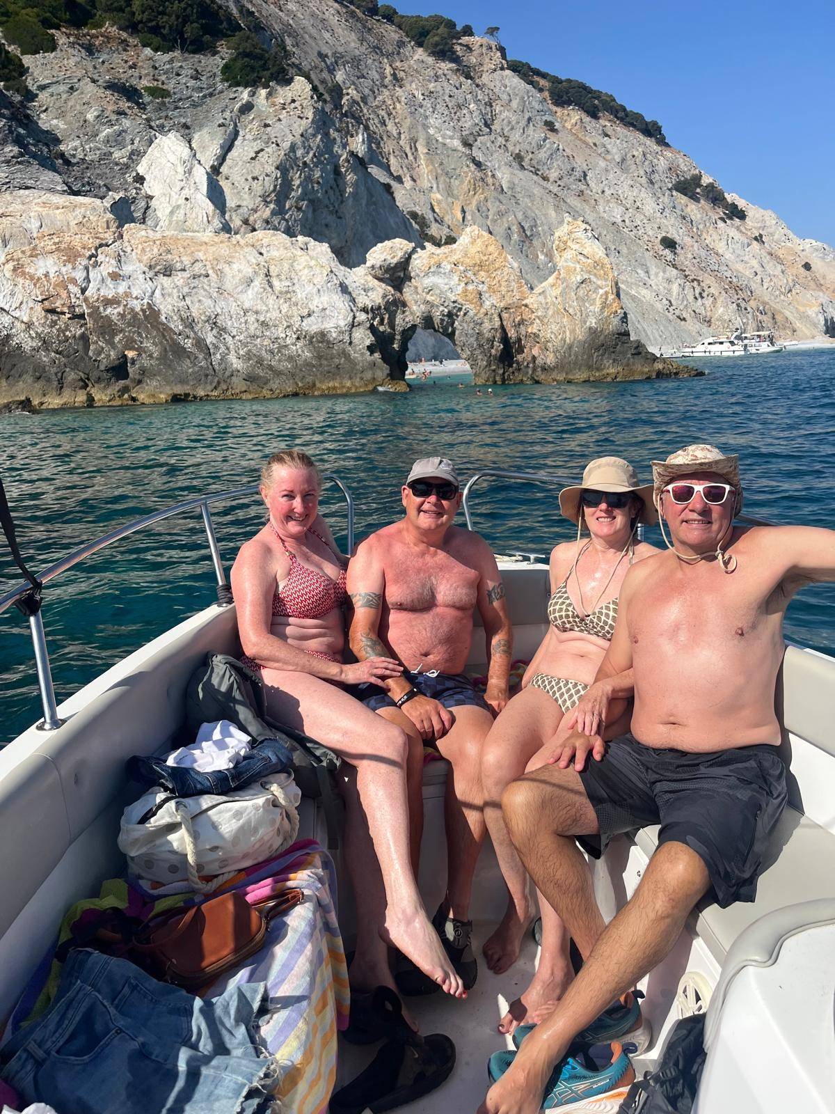 Skiathos: Private Lalaria Beach and Caves Speedboat Tour