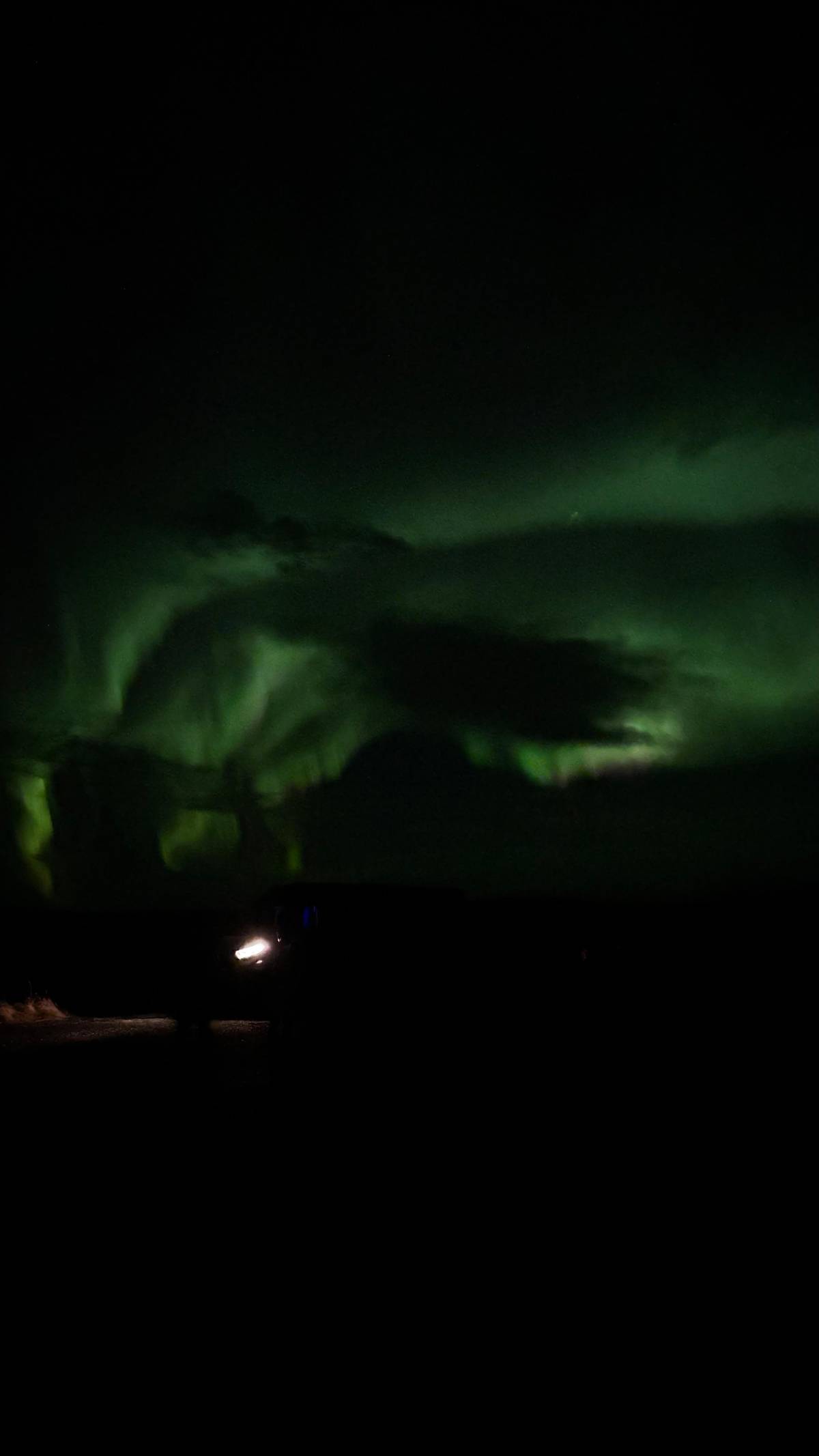 Northern lights hunt from Reykjavík, photos and hot chocolate