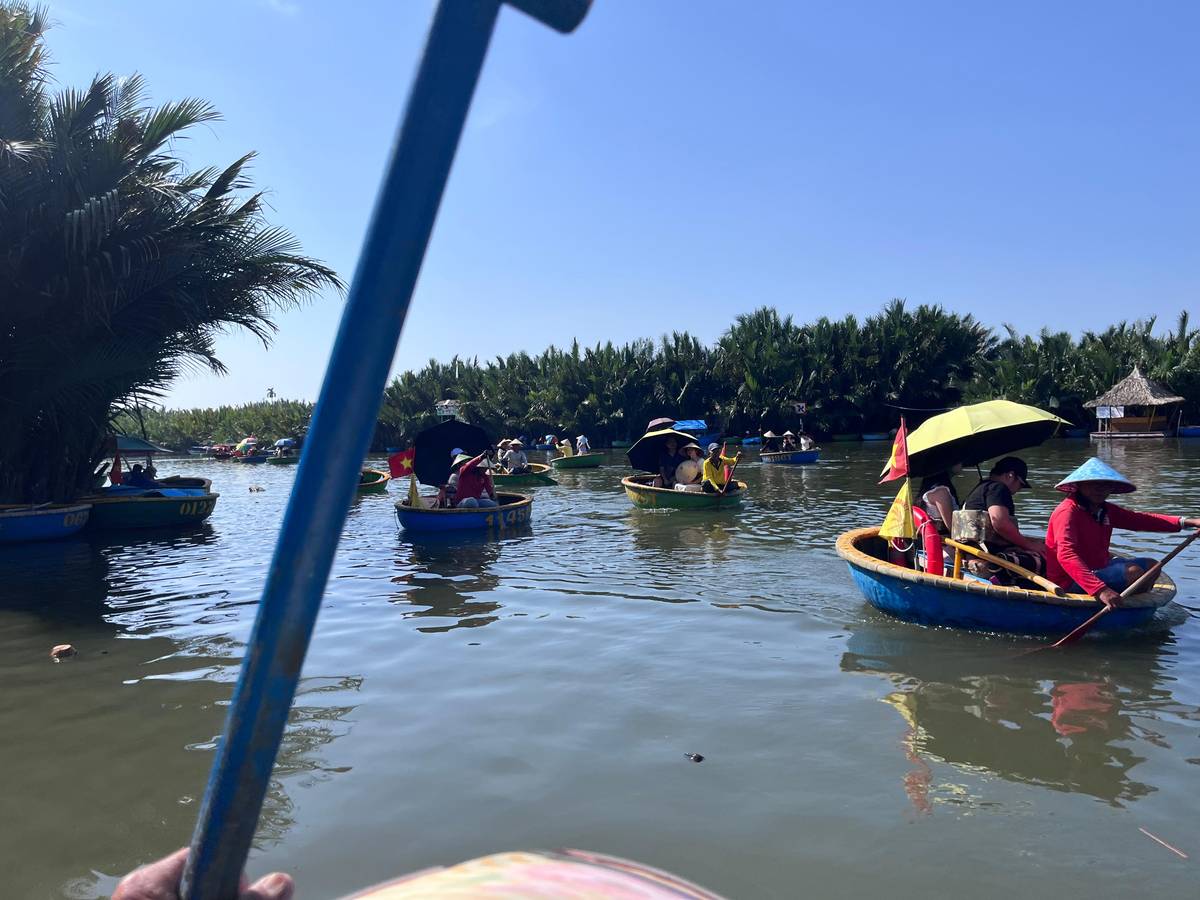 Hoi An: Passeio de Barco de Cestos na Floresta de Coco