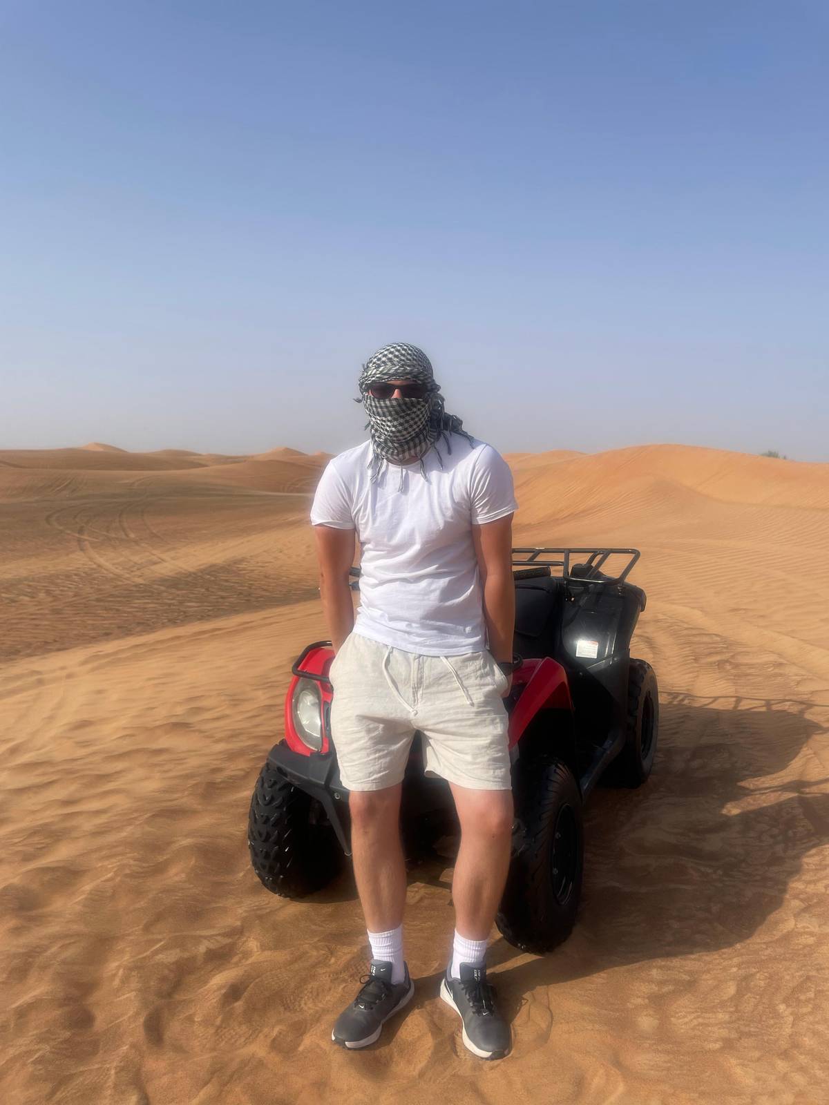 Dubai: Desert Safari, Quad Bike, Camel Ride and Sandboarding