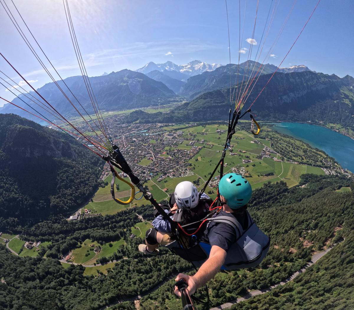 Interlaken: Tandem Paragliding Flight with Pilot