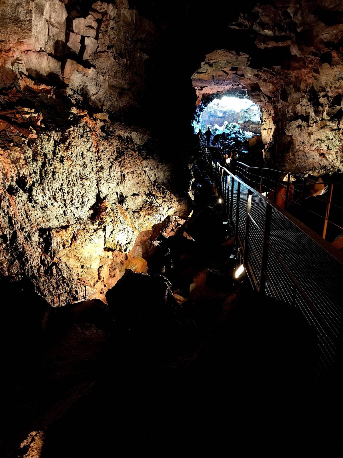 Raufarhólshellir lava tube walk