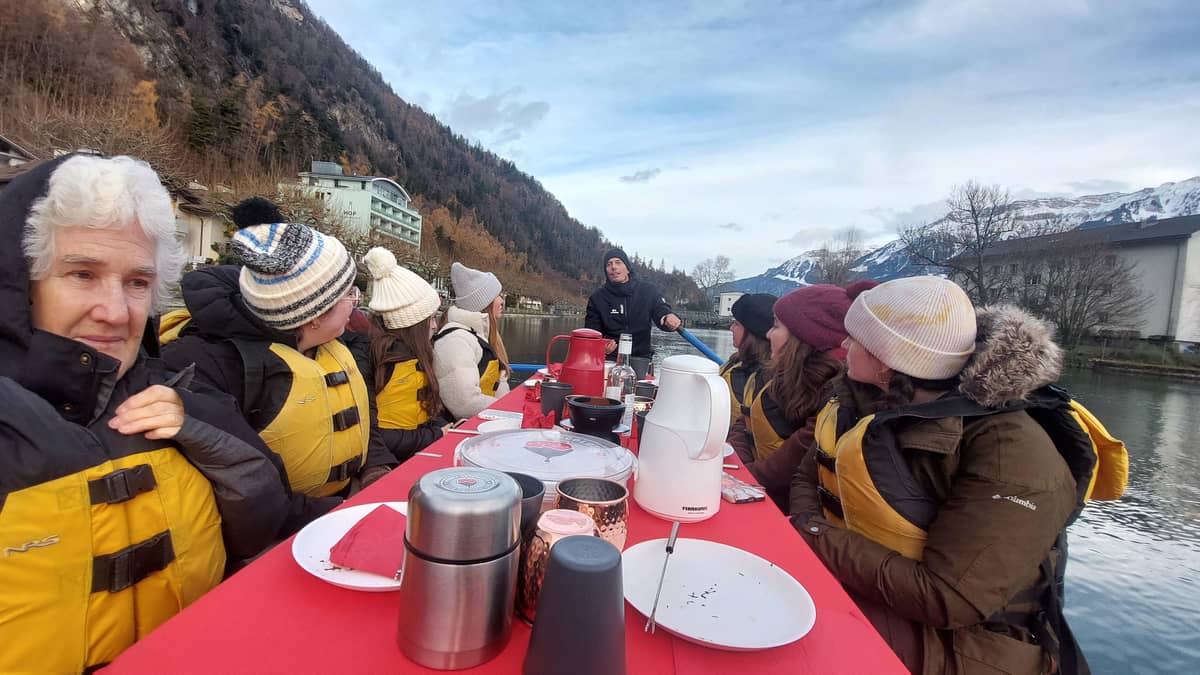 Interlaken: Chocolate Fondue Float