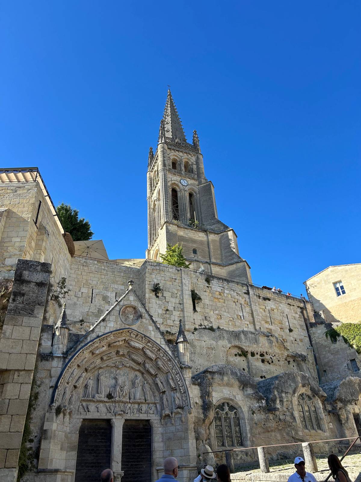 The bell tower over the Monolithic Church