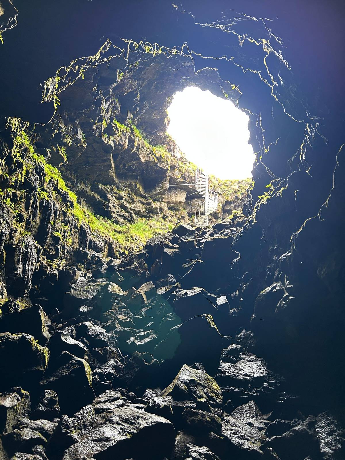 Leiðarendi and Arnarker: rougher lava caves near Reykjavík