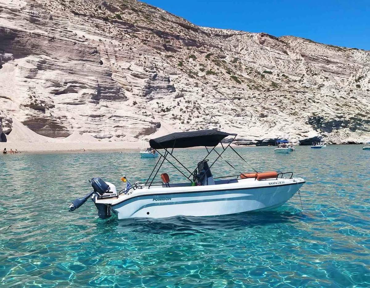 Skiathos: Private Sunset Boat Experience - License free