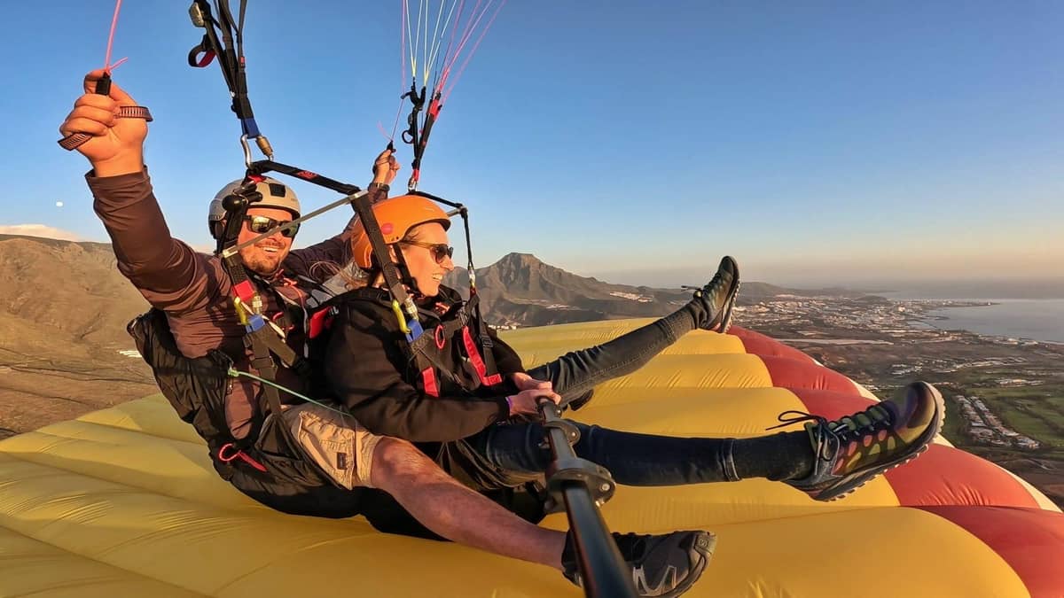 Teneriffa: Paragliding mit Champion-Piloten