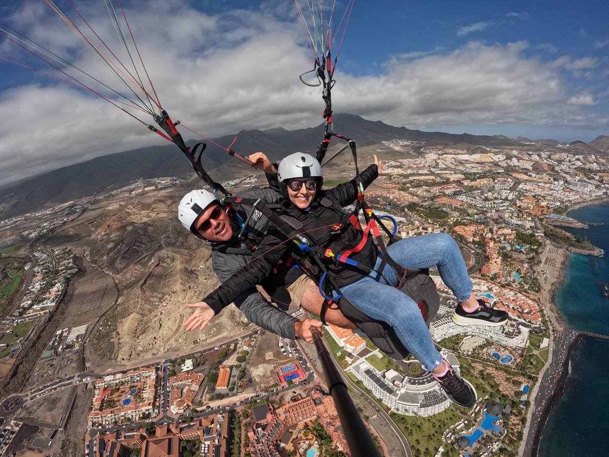 Teneriffa: Paragliding mit Champion-Piloten