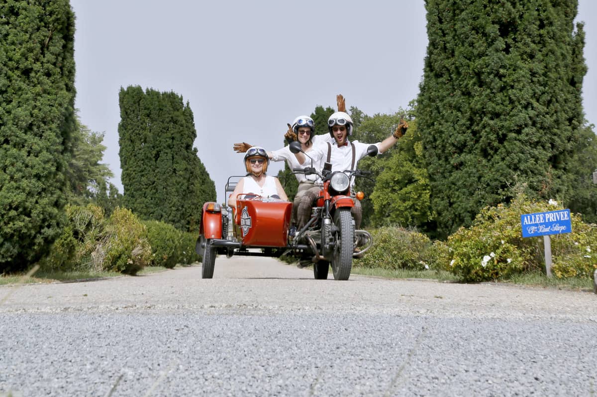 Private ride in the vineyards from Saint-Emilion