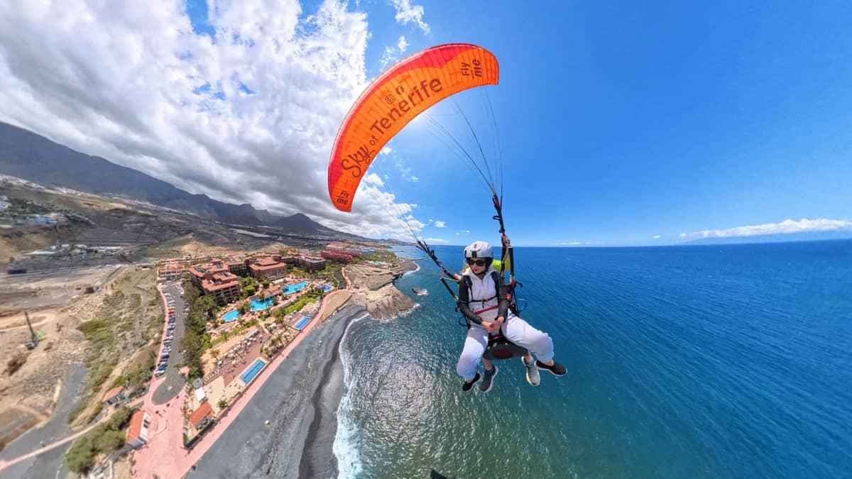 Teneriffa: Paragliding mit Champion-Piloten