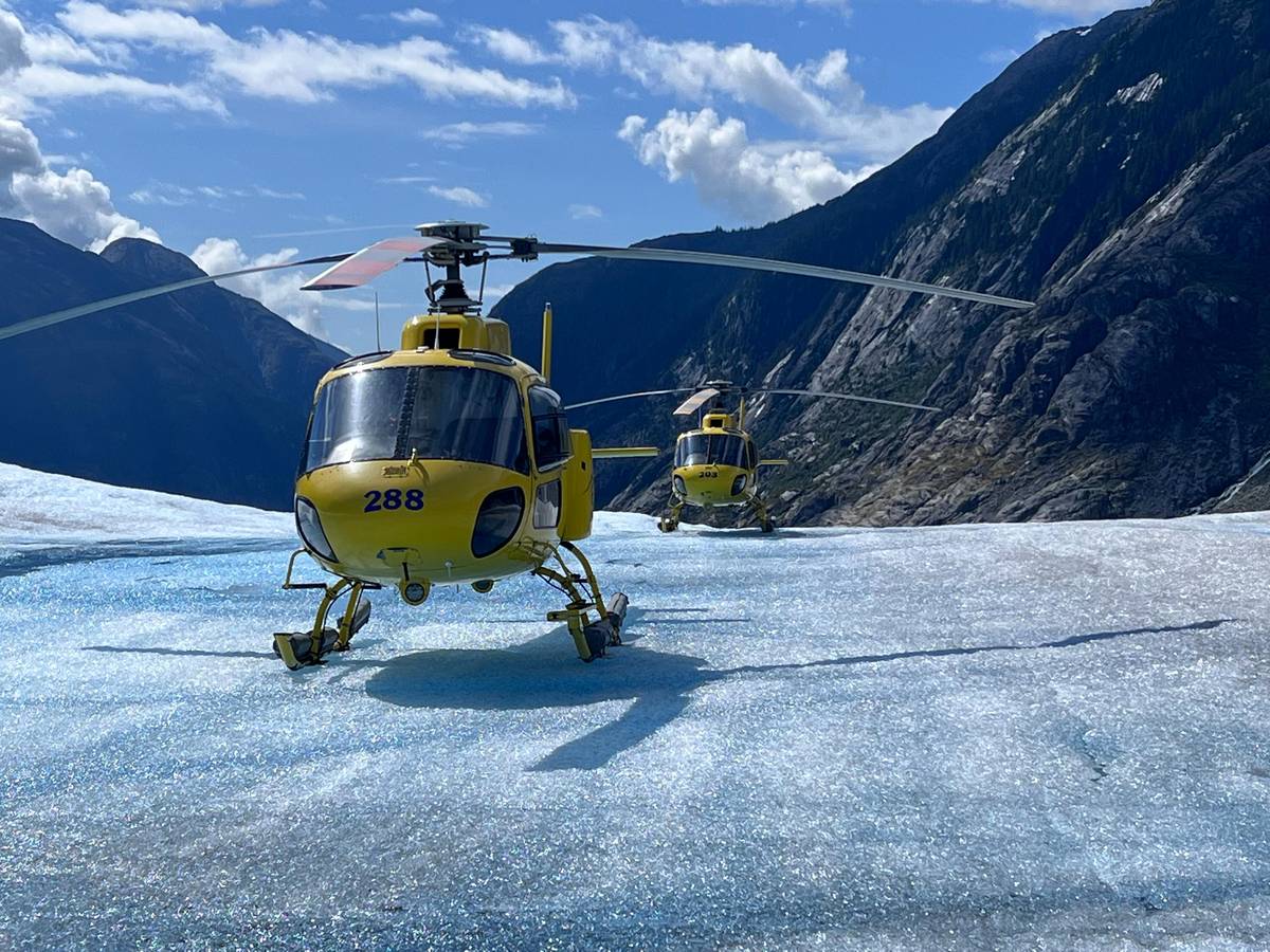 Juneau helicopter glacier landing tour