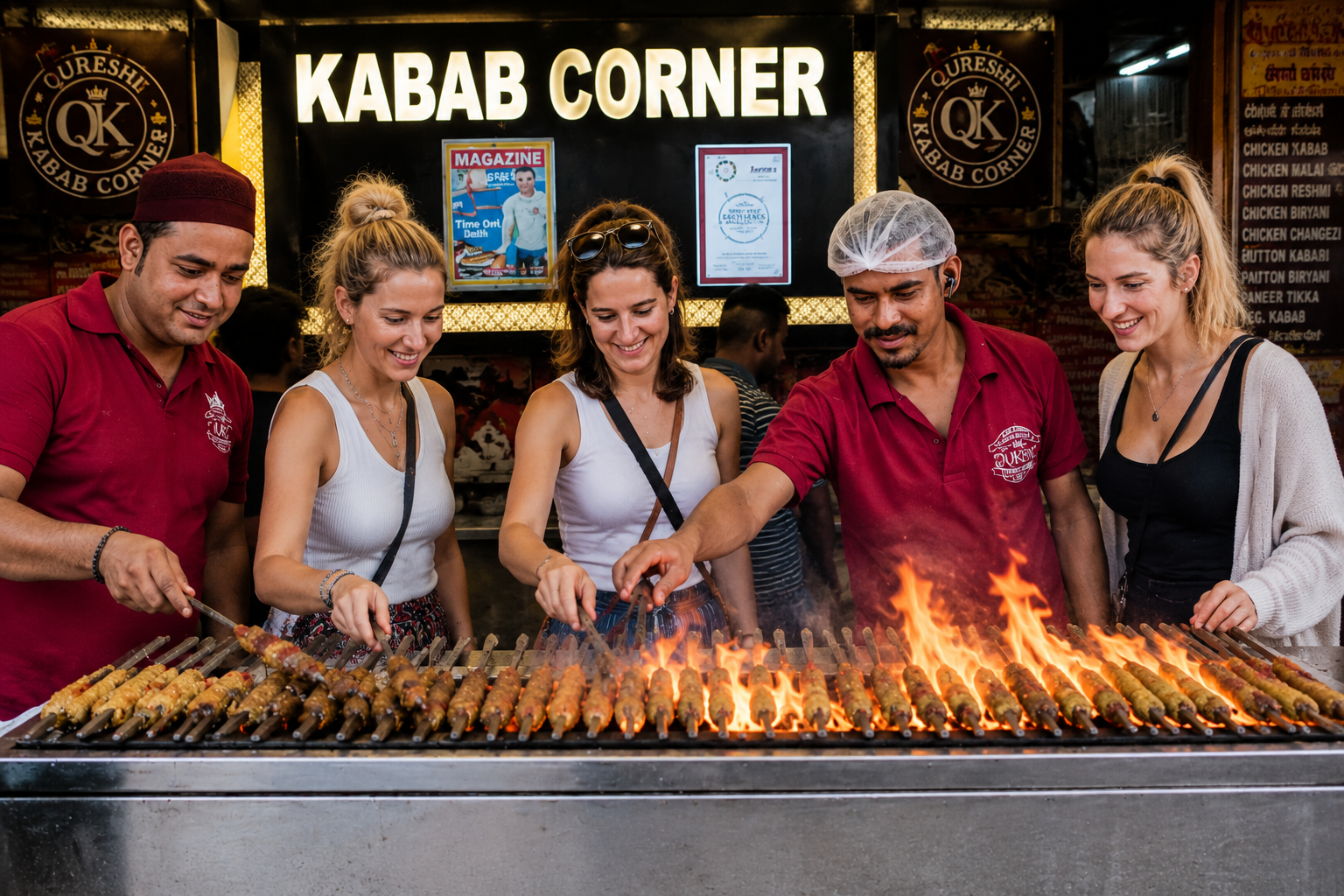 Old Delhi Food Tour: A Night Time Feast with 10-12 Food Stop