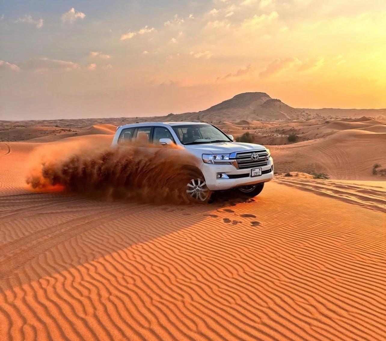 Doha: Shared Desert Safari with Camel Ride and Sandboarding