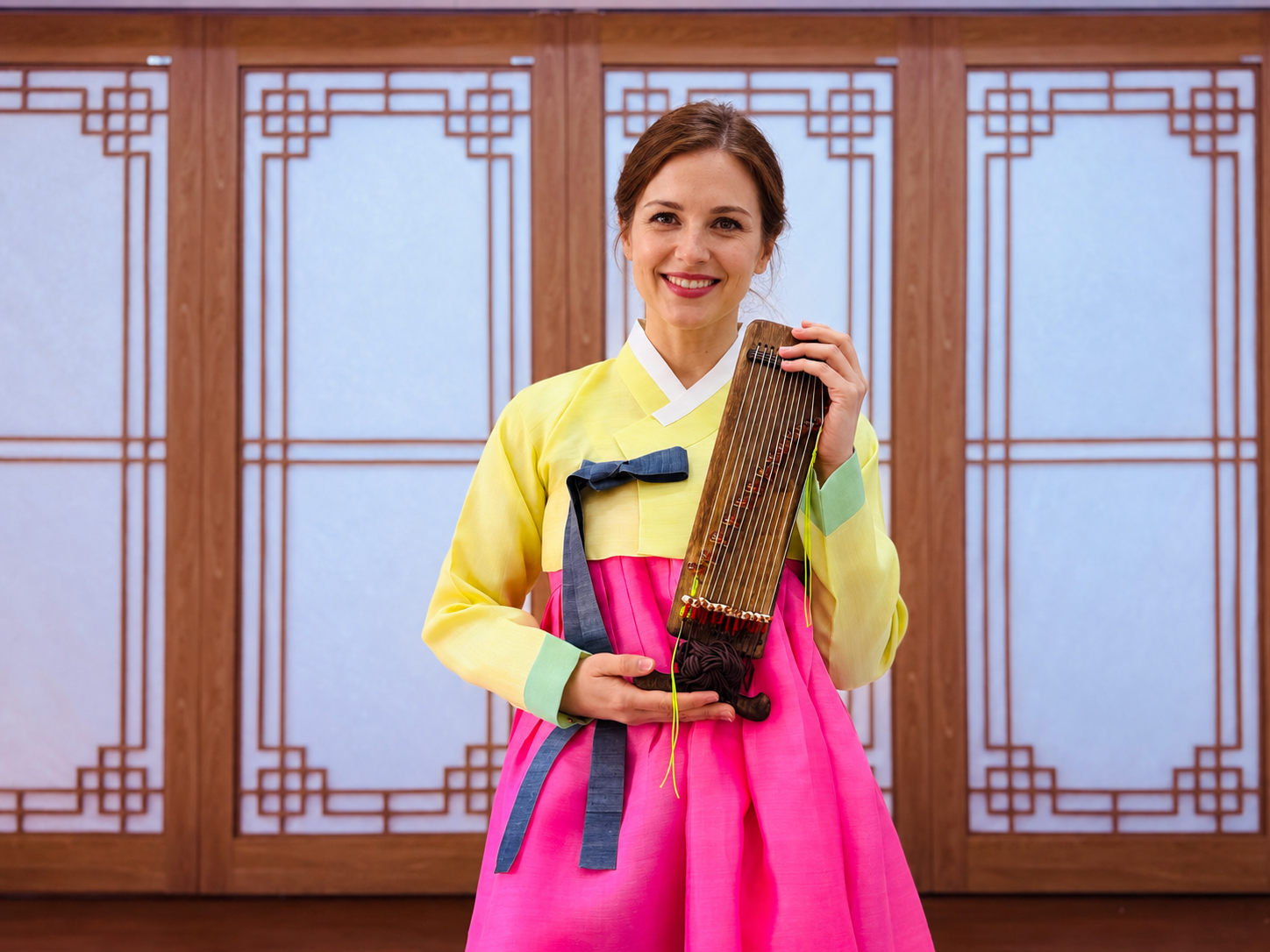 Seoul: Mini Gayageum Workshop with Bukchon Views