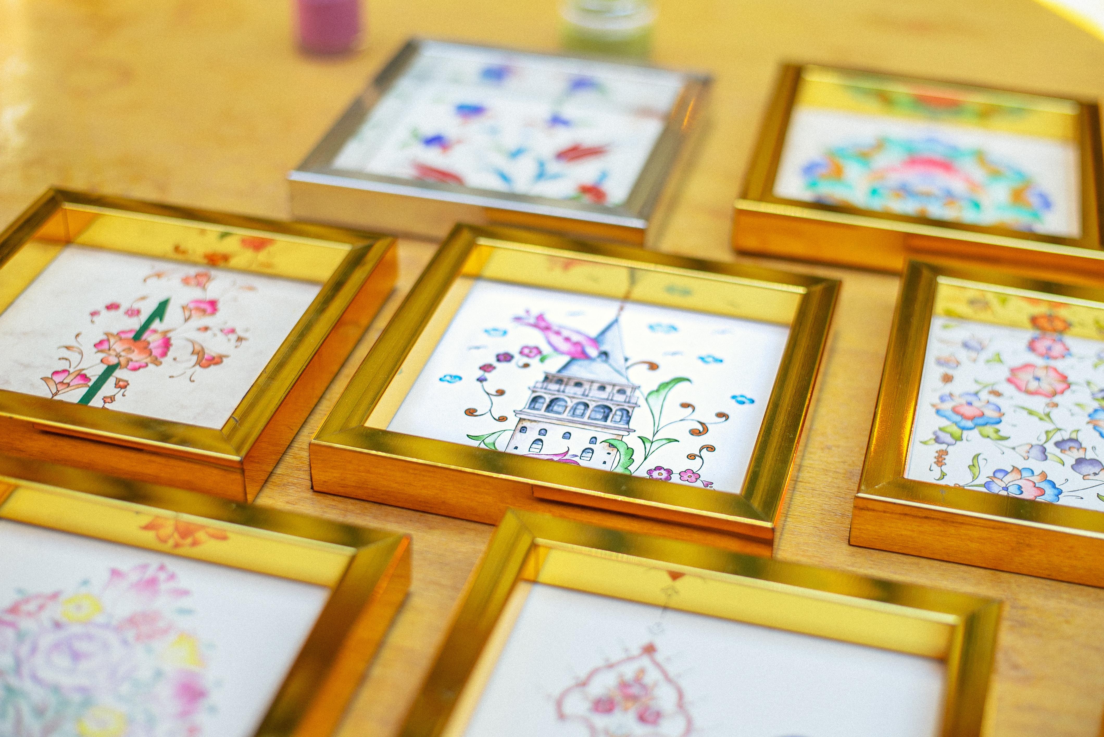 Istanbul: Ottoman Illumination & Gold Art Class w/ Snacks 2