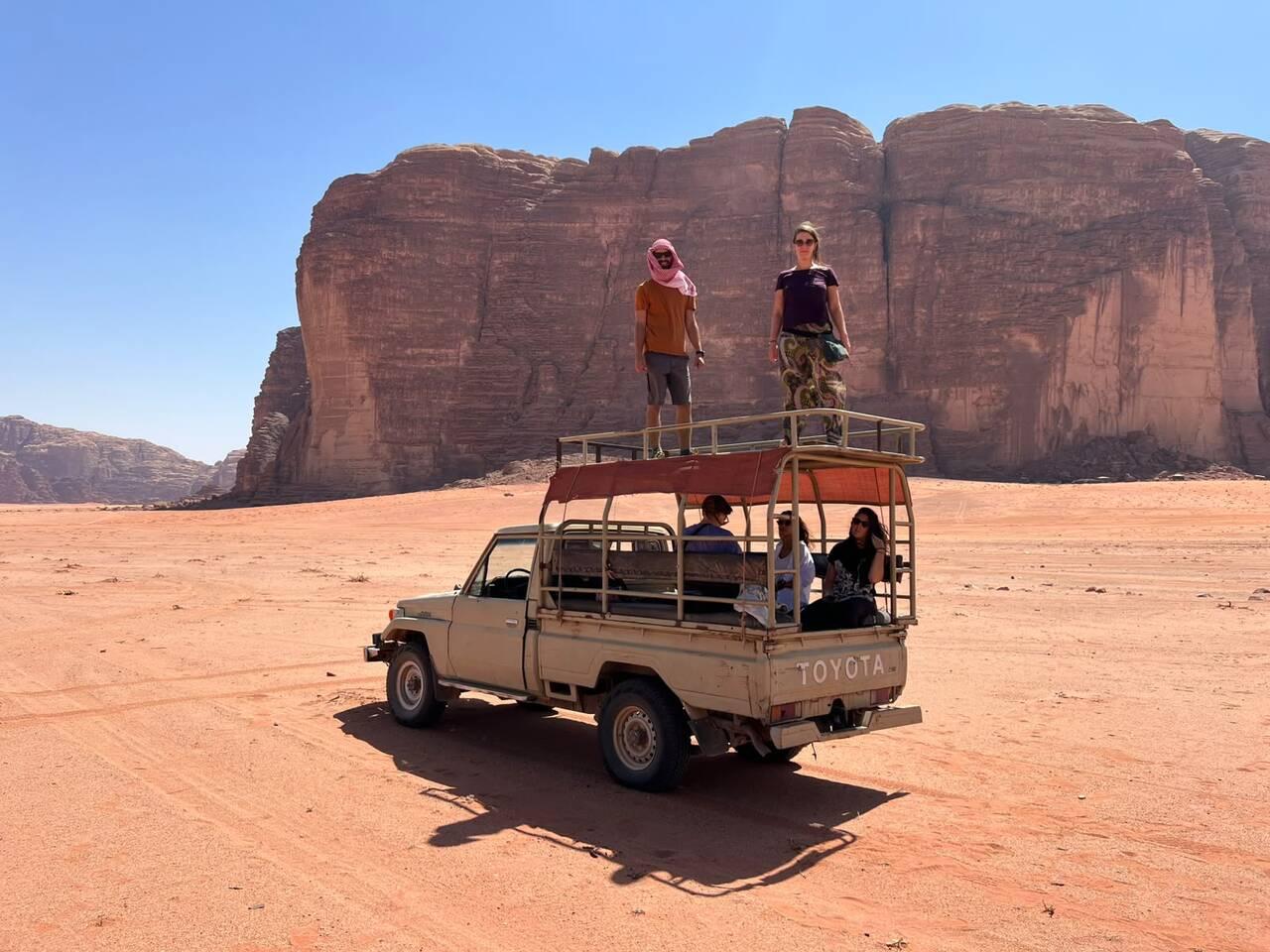 Wadi Rum: Jeep Tour, Sandboarding, and Overnight Camp