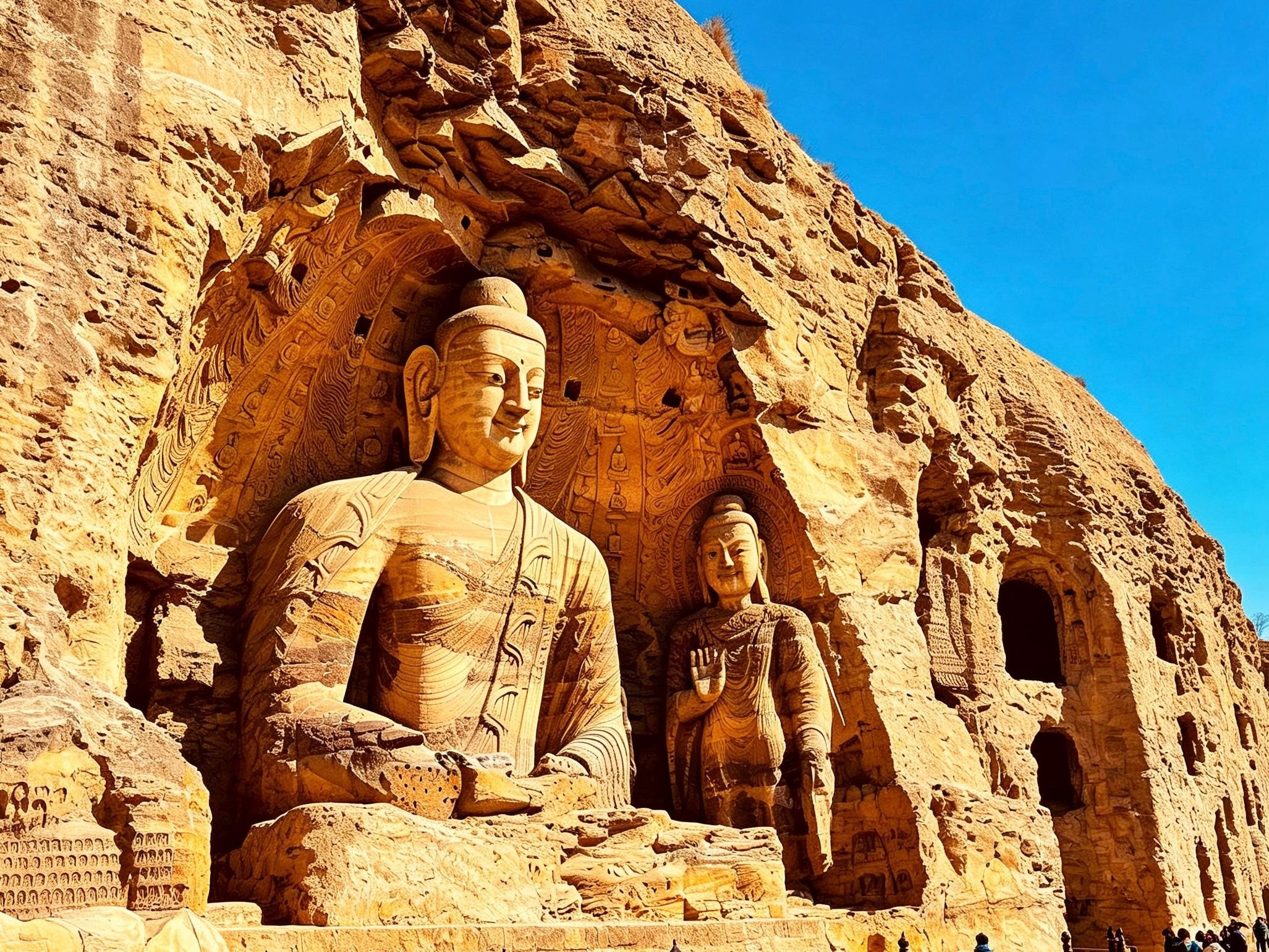 From Beijing: Yungang, Wooden Pagoda & Huayan Temple