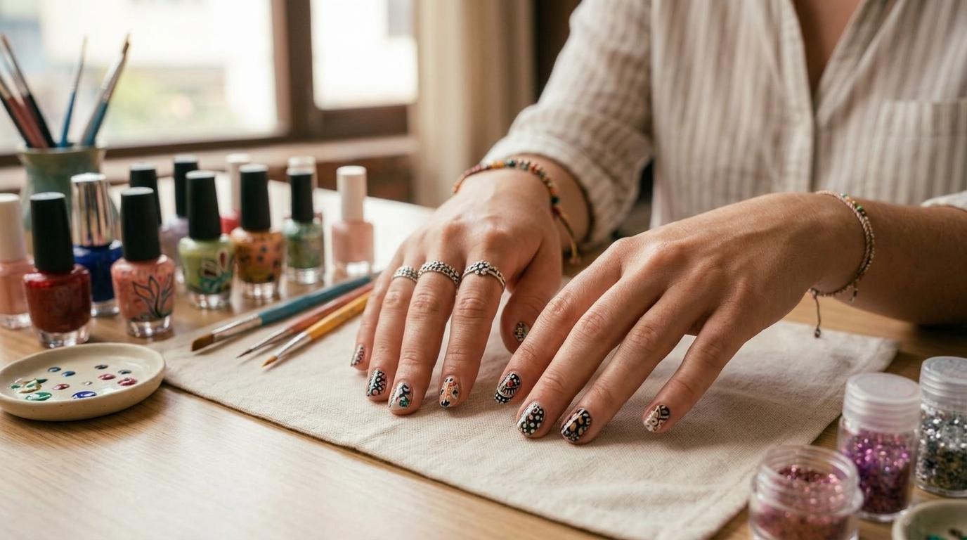 Kathmandu: Creative Nail Art Workshop with Local Artist 3
