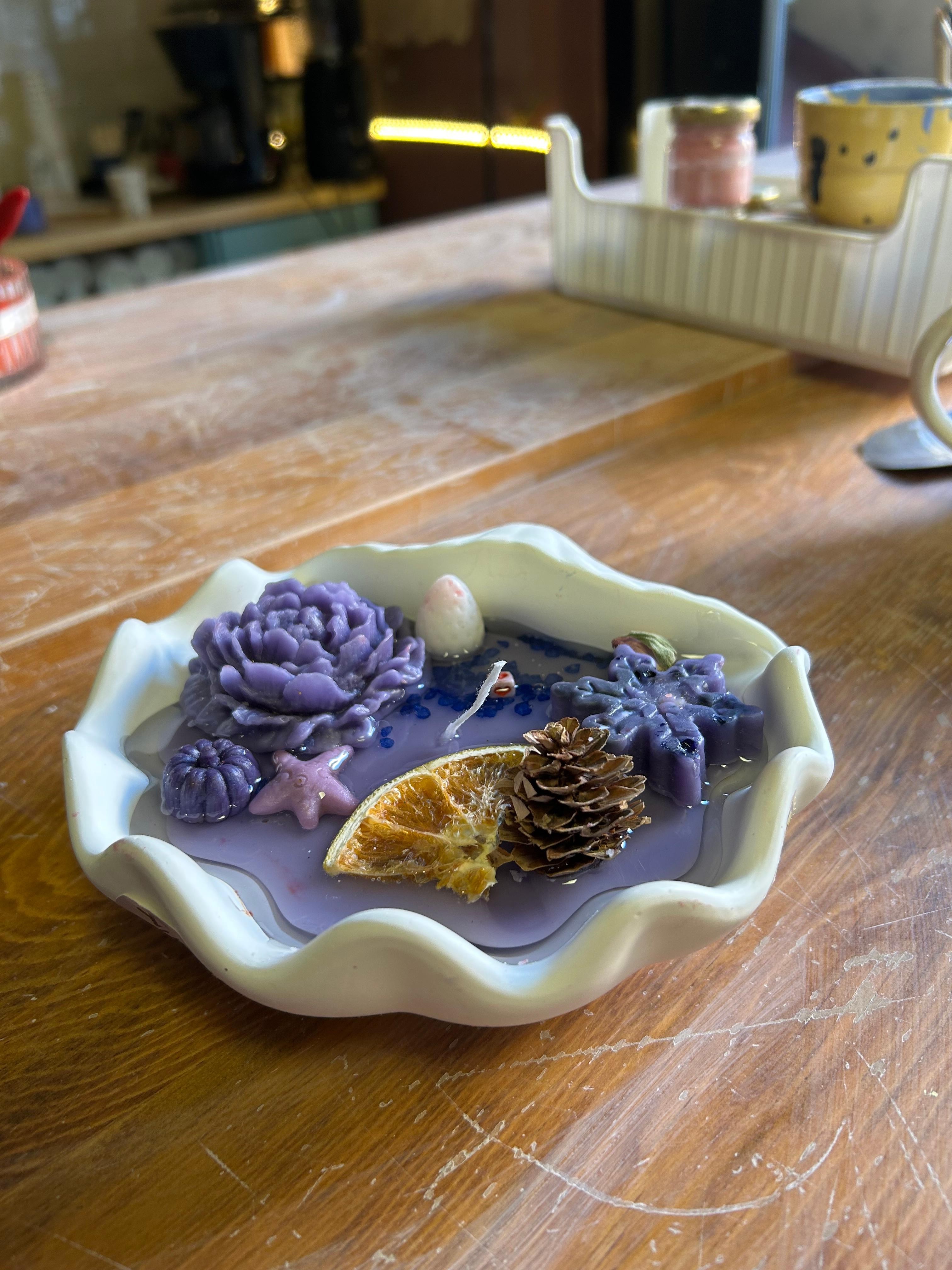 Nişantaşı: Various art workshops for ceramics and candles 2