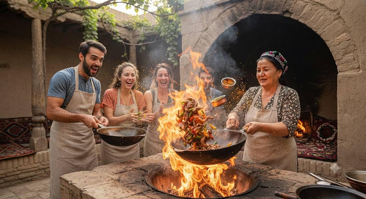 Bukhara: Silk Road Laghman Cooking Class with Local Chef 2