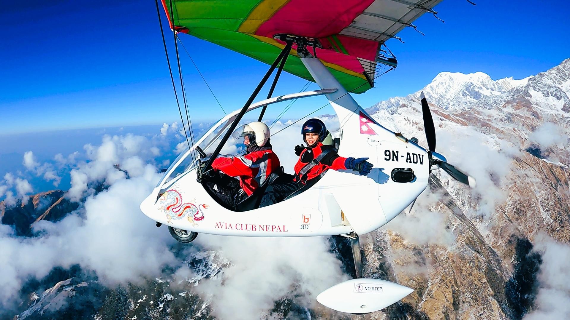 Pokhara: Ultralight Flight with Annapurna & Fishtail Views