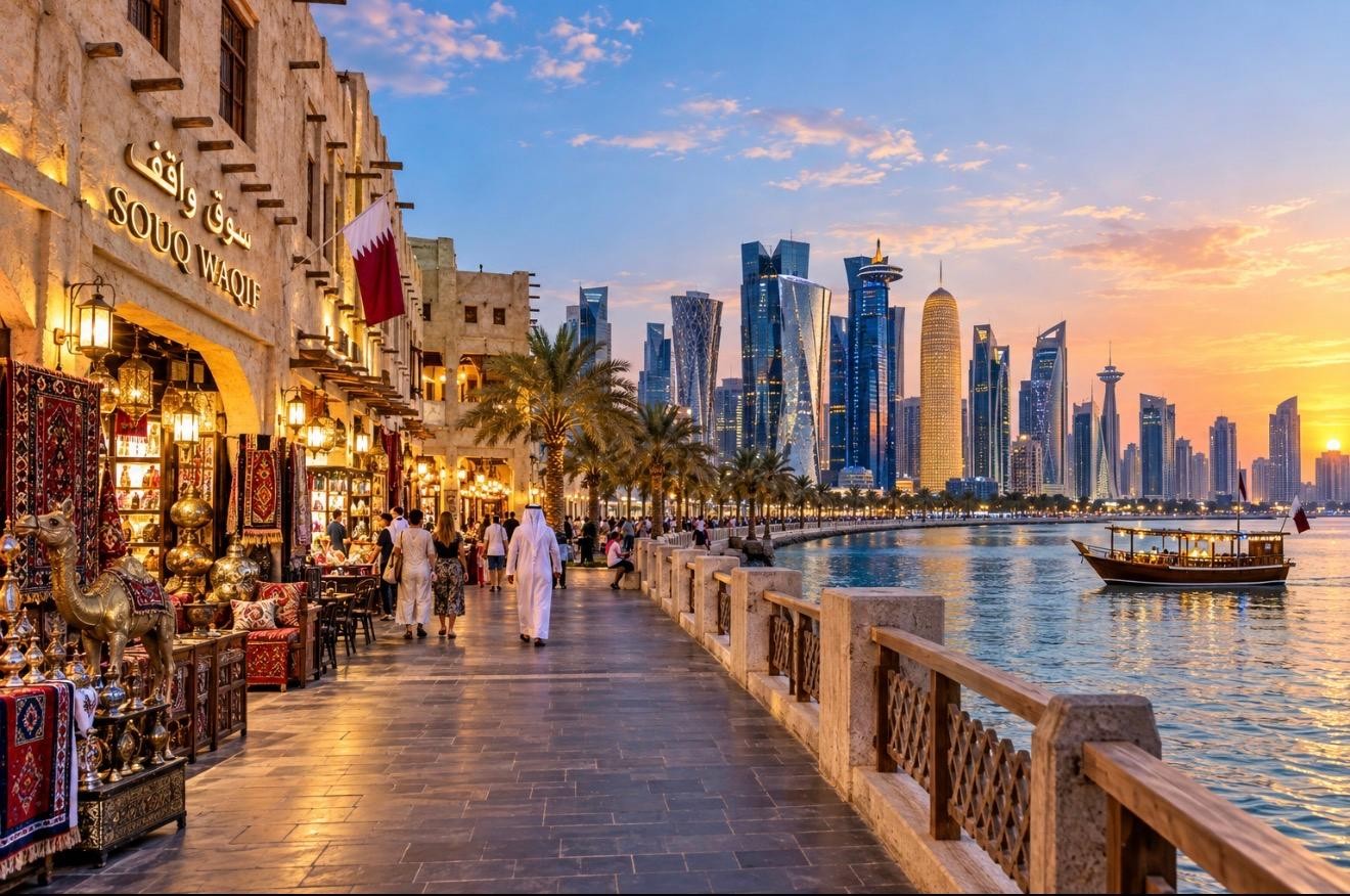 Doha: Guided City Tour With All Attractions, Pickup/Drop-Off