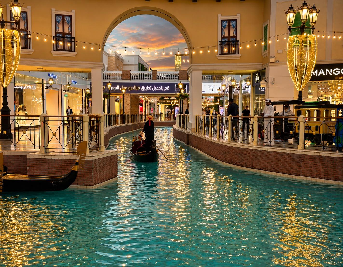 Doha: Private City & Villaggio Mall Tour with Free Gondola