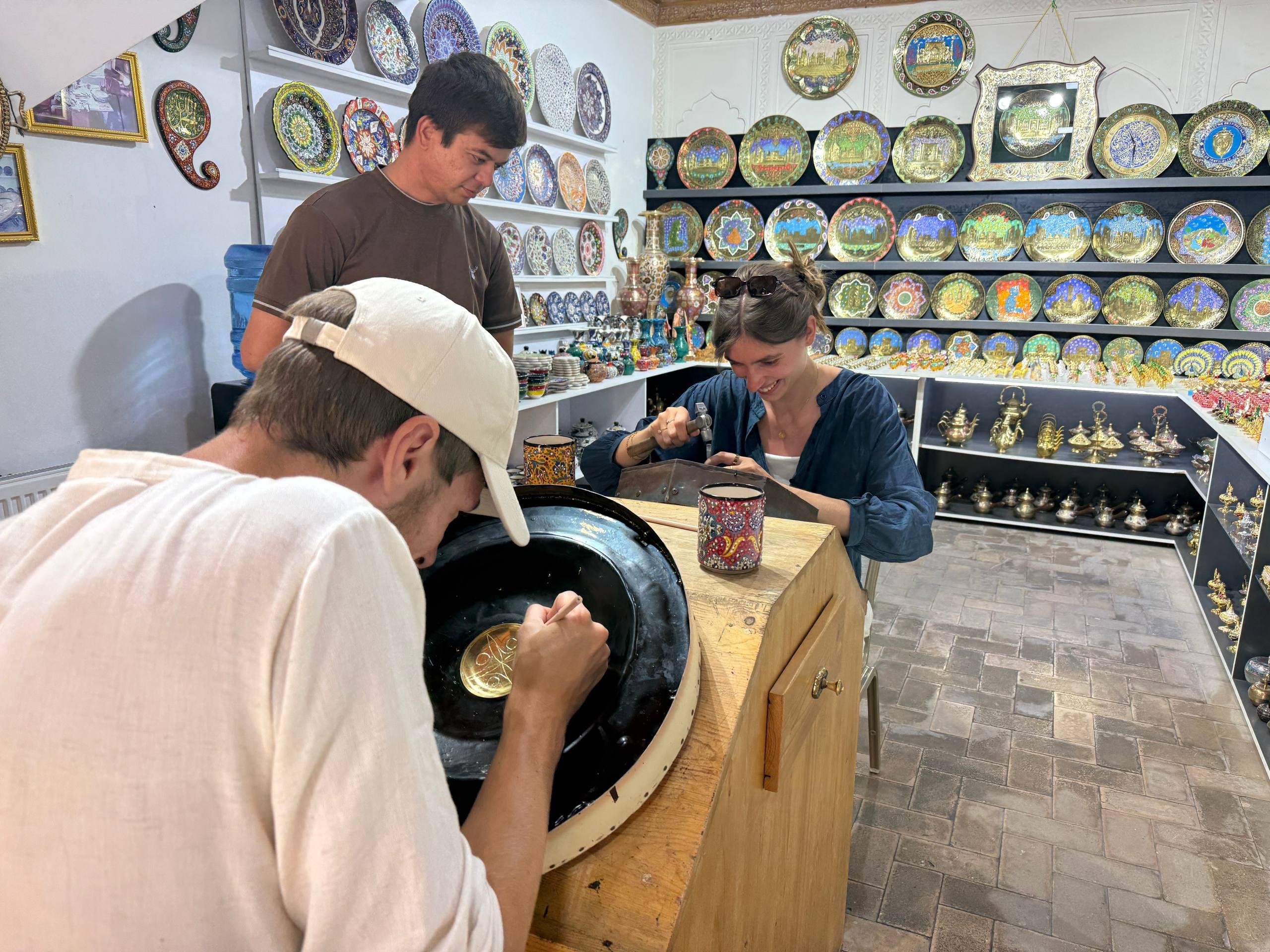 Samarkand: Hands-On Copper Plate Engraving Workshop