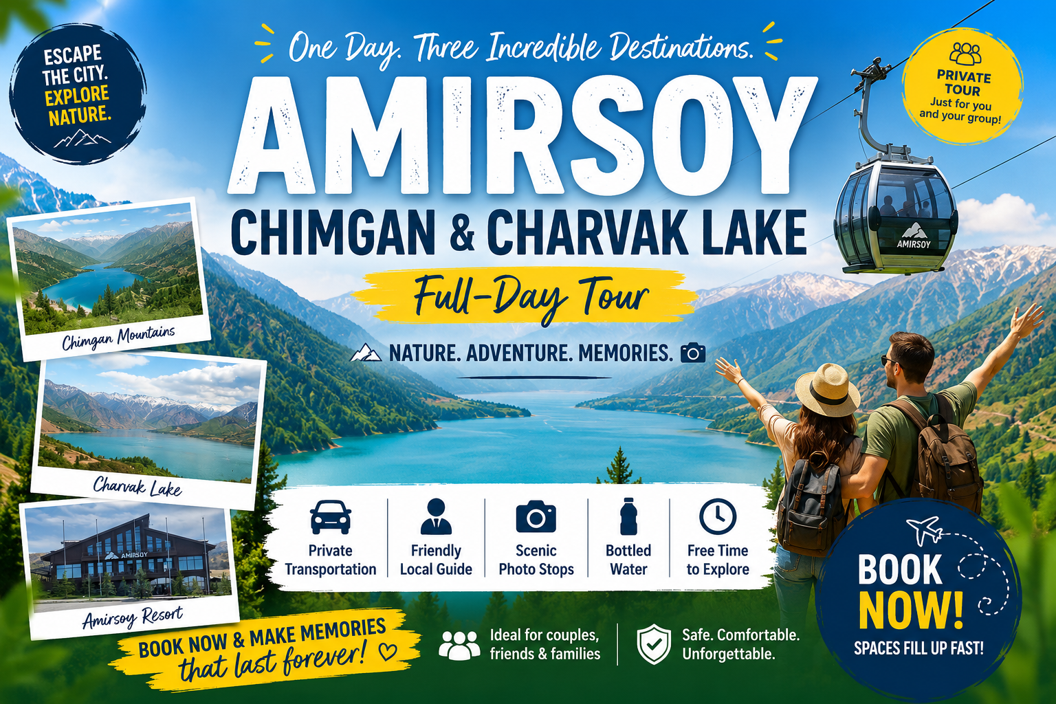 Amirsoy & Chimgan Mountains Tour with Charvak Lake 2