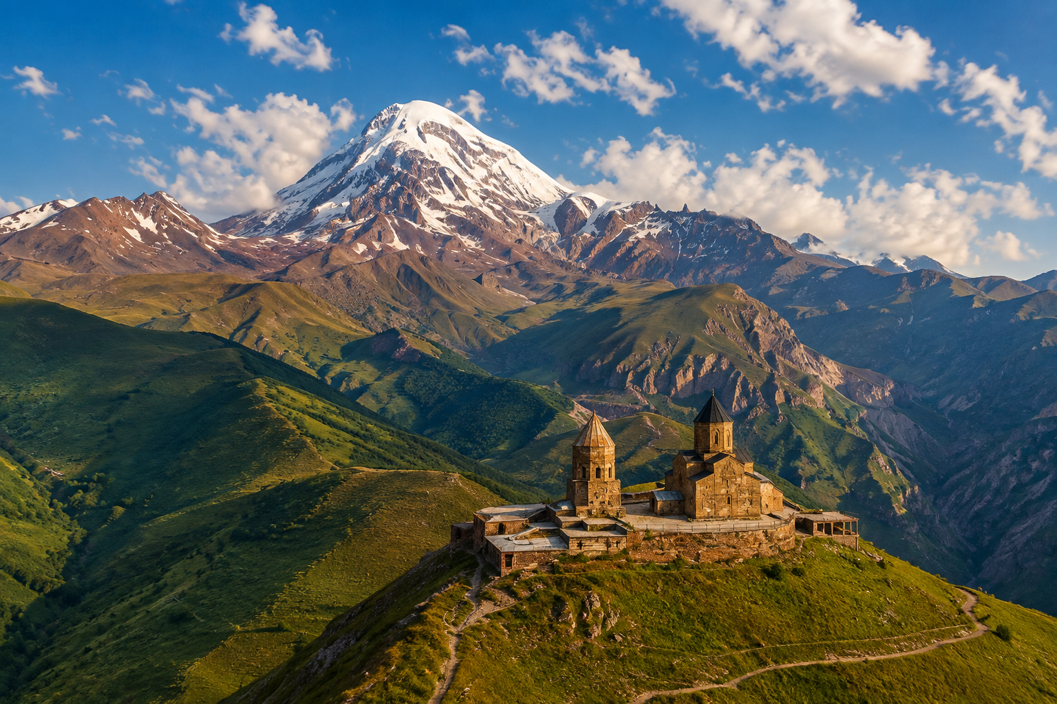 From Tbilisi Kazbegi & Gergeti: Full-Day Mountain Tour