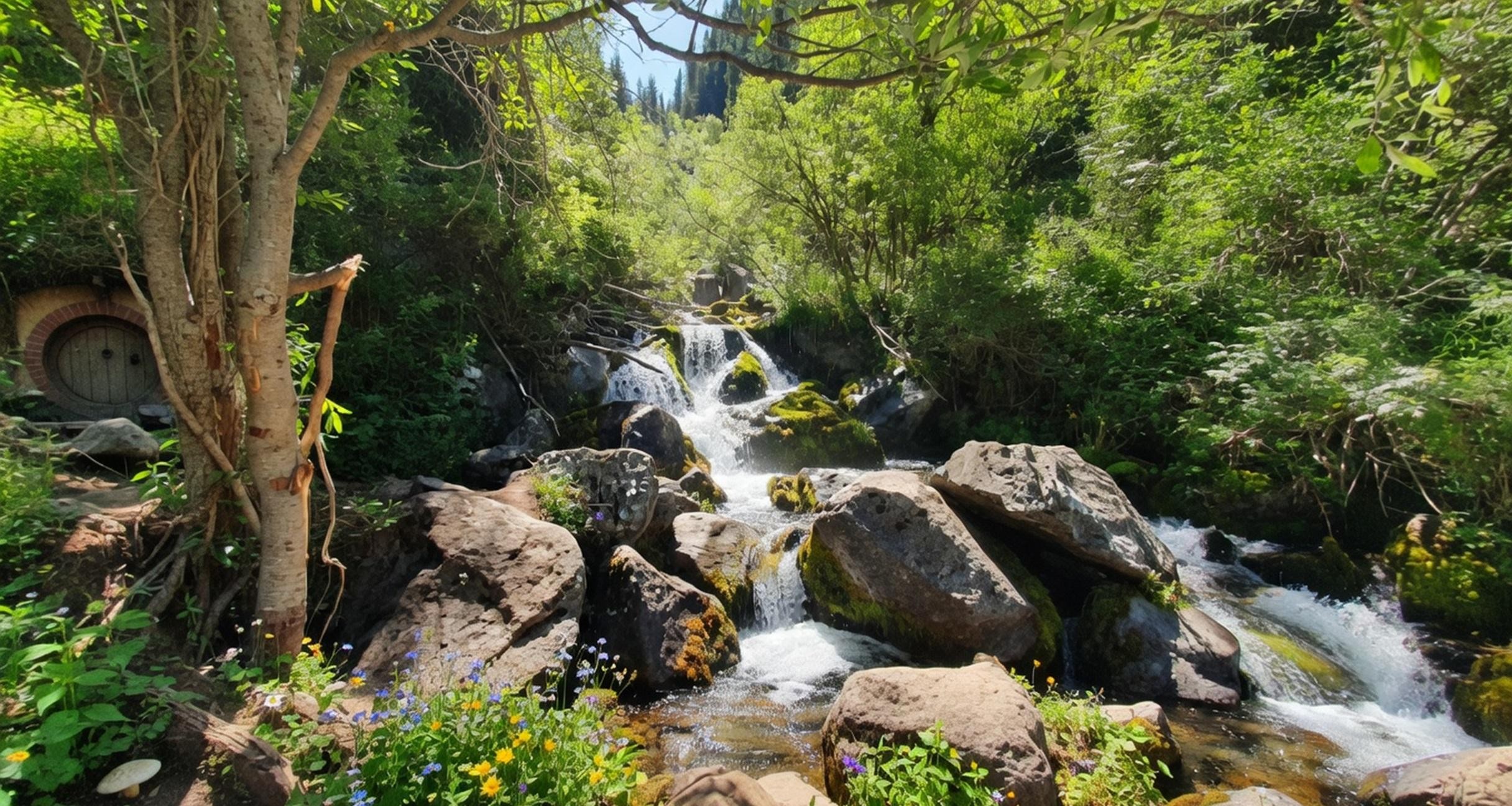 Almaty: Private Tour to Hobbit Waterfall & Hot Springs 2