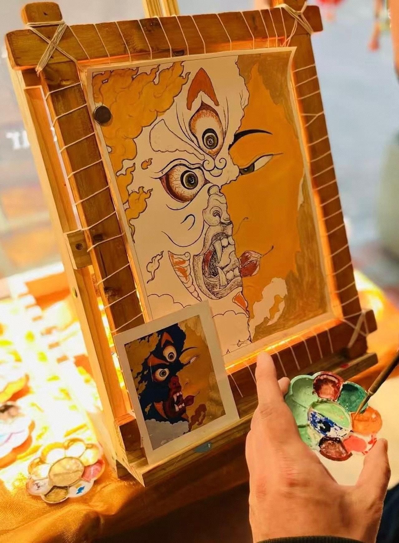 Shanghai: Tibetan Buddhist Thangka Painting Experience 2