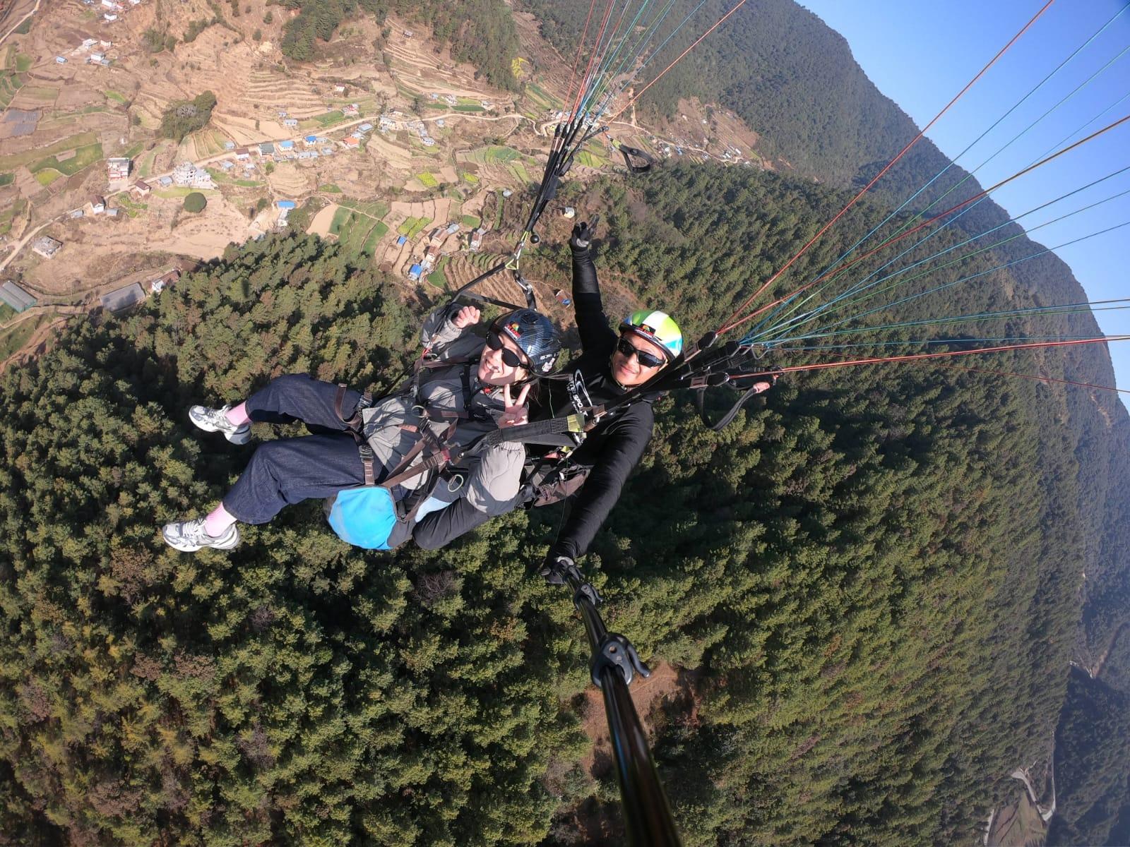 Kathmandu Valley: Paragliding Experience with Transfer