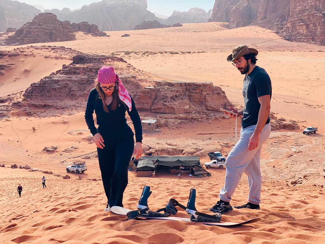 WADI RUM: SANDBOARDING, Camel riding, 1 hour _By Jeep 3