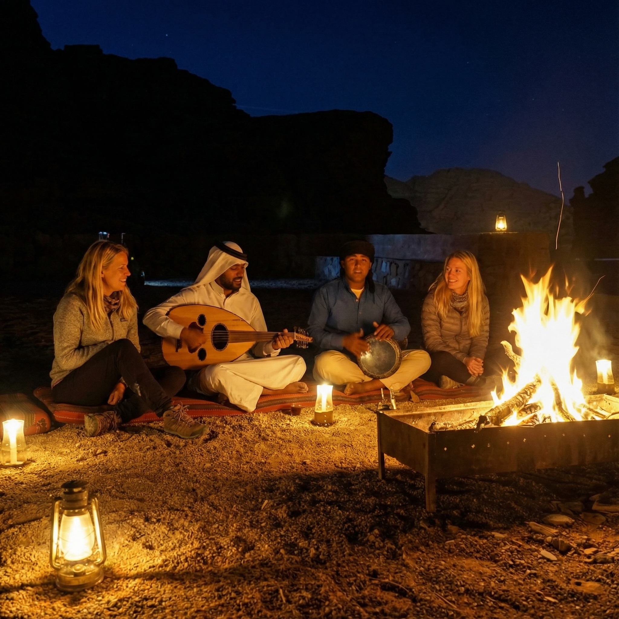Wadi Rum:Full or Half Day Jeep with Sandboarding & Overnight 3