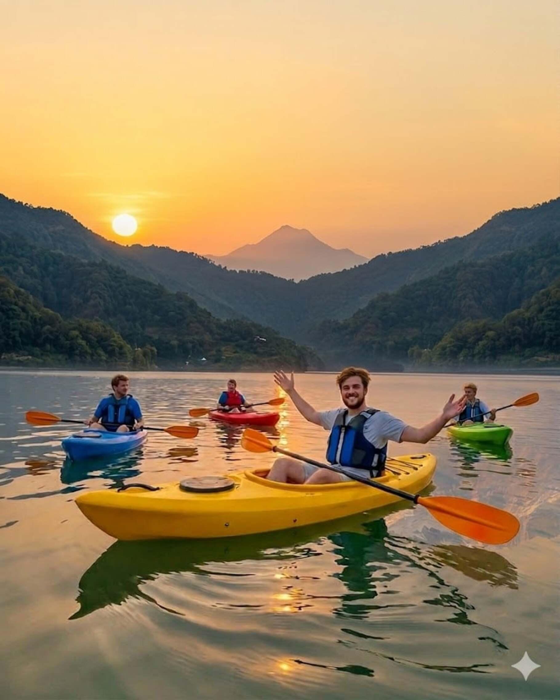 Pokhara: Fewa Lake Kayaking Experience with transfer