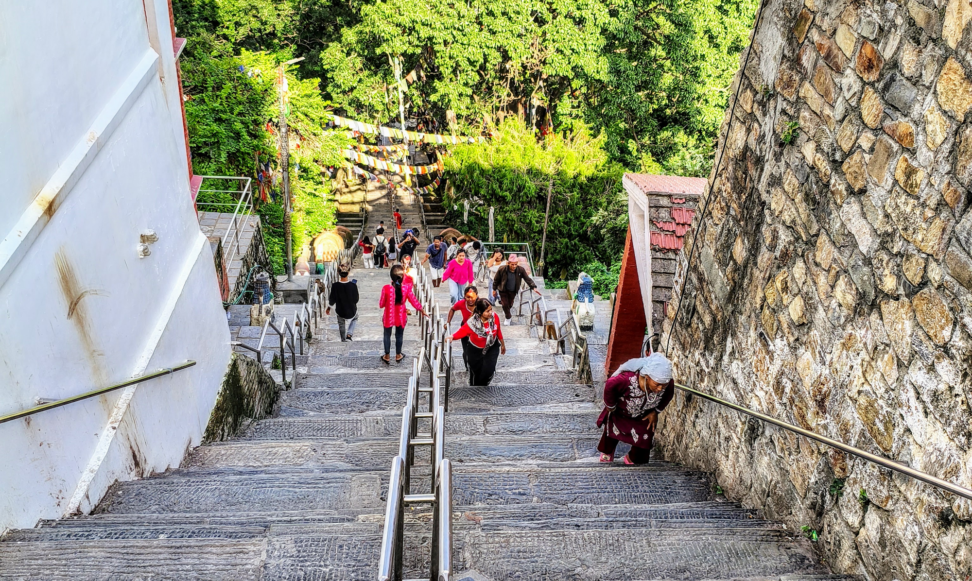 From Thamel: Walk to Swayambhunath, the Monkey Temple 2