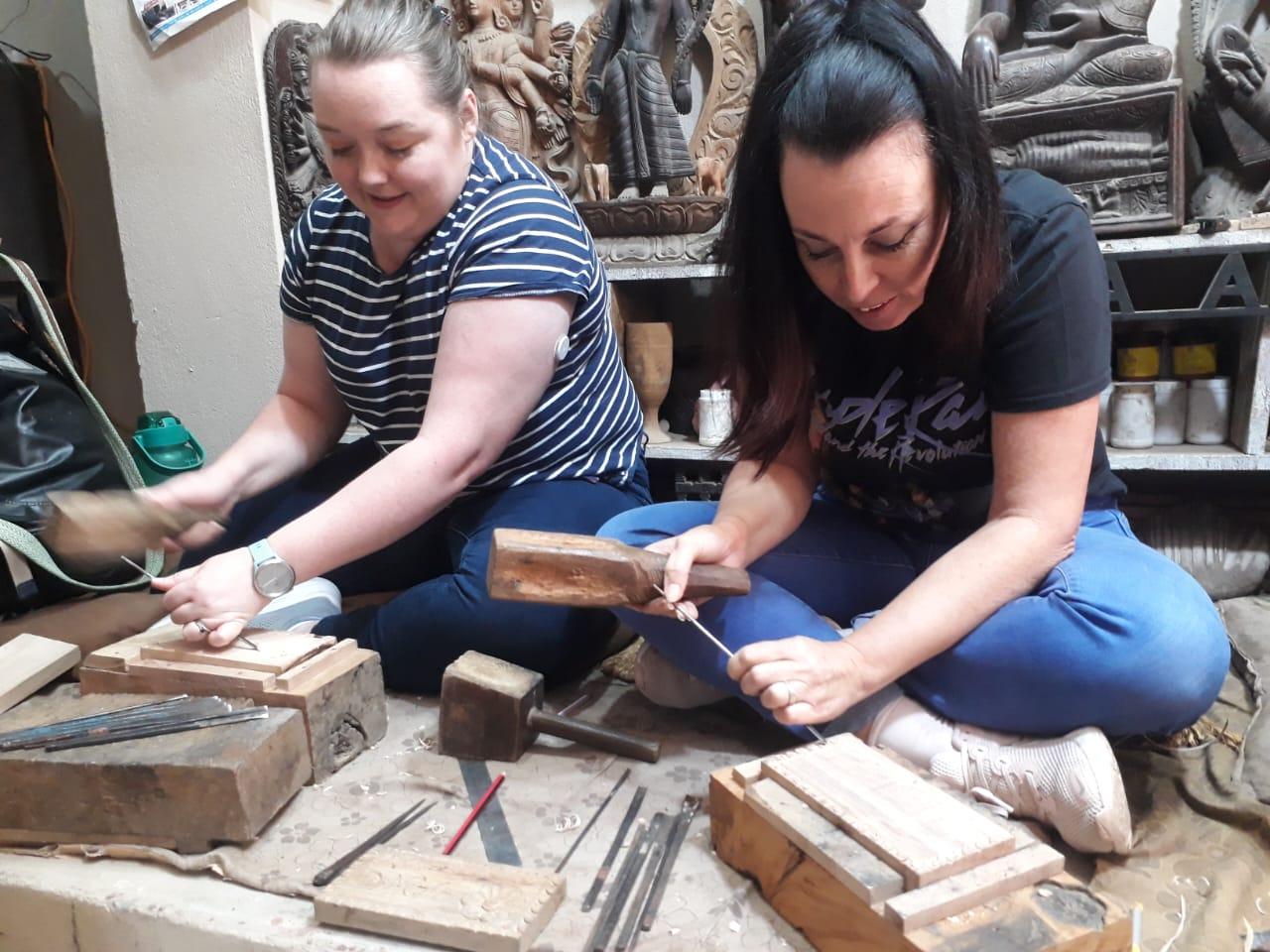 Kathmandu: Wood Carving Workshop with Hotel Pickup (3 Hours) 2