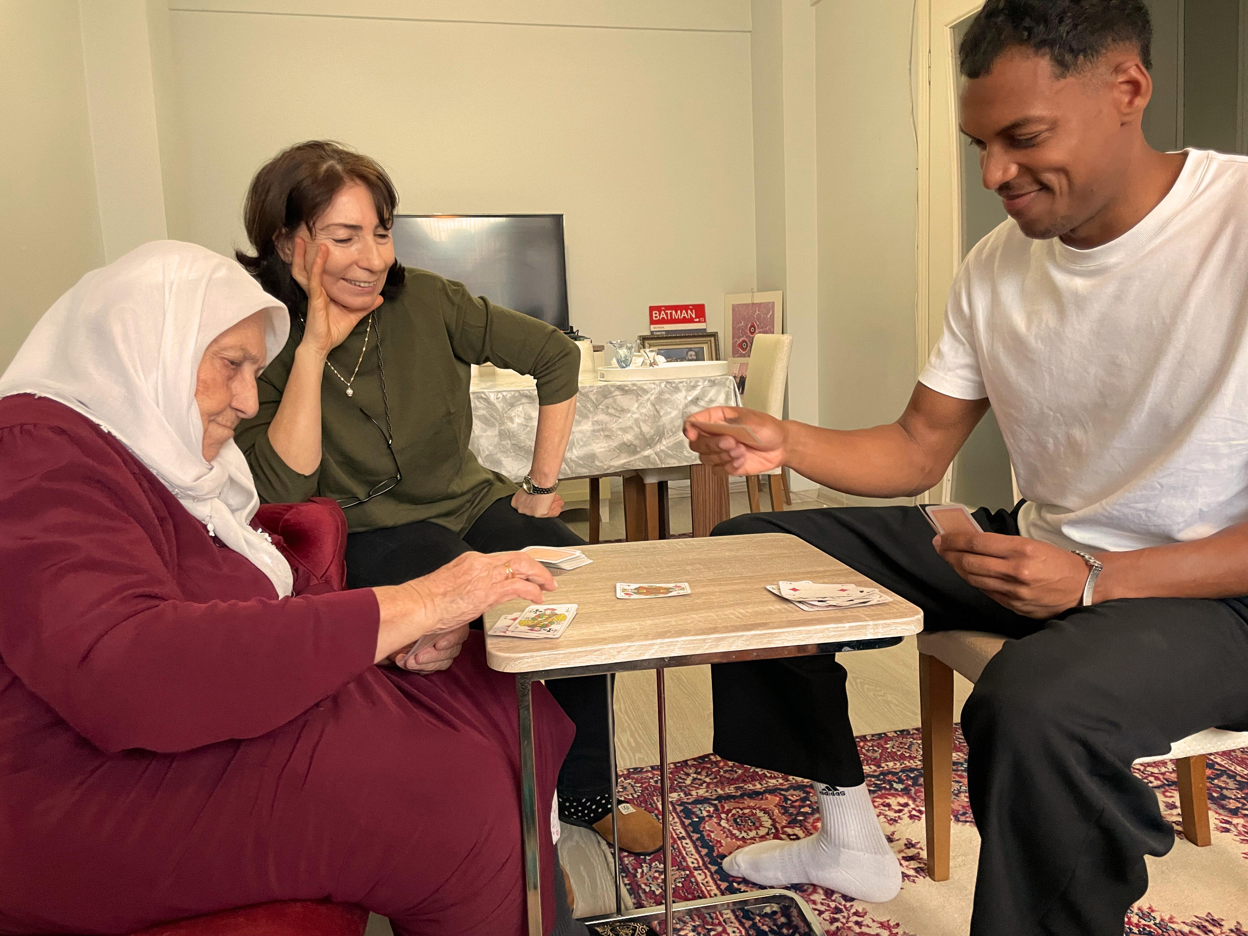 Card Game and Afternoon Turkish Tea with Local Grandma