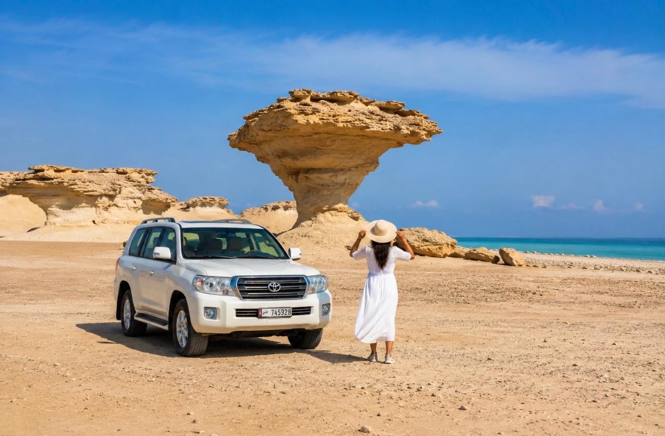 Doha: West Coast Adventure: Zekreet, Rock Formations / Serra 3